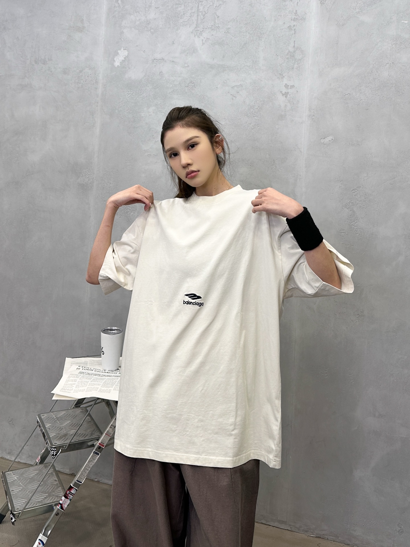 🌾巴黎 ｜ 新款短袖t，成衣洗水工艺加多处刺绣，男女同款，尺码sml