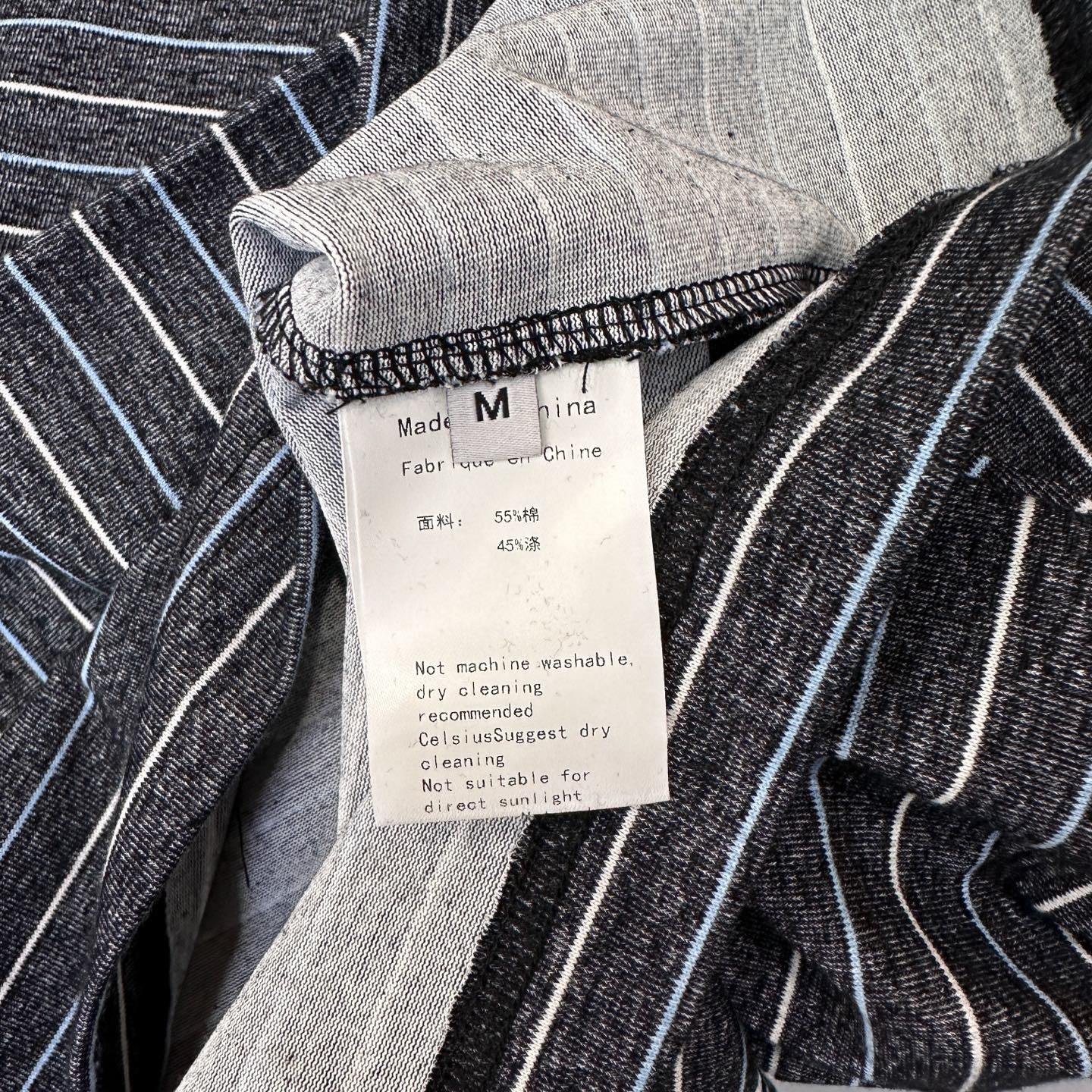 💰克罗心 ｜ 新款长袖t，成衣洗水印花工艺，polo款式设计，特殊条纹面料，男女同款，尺码sml