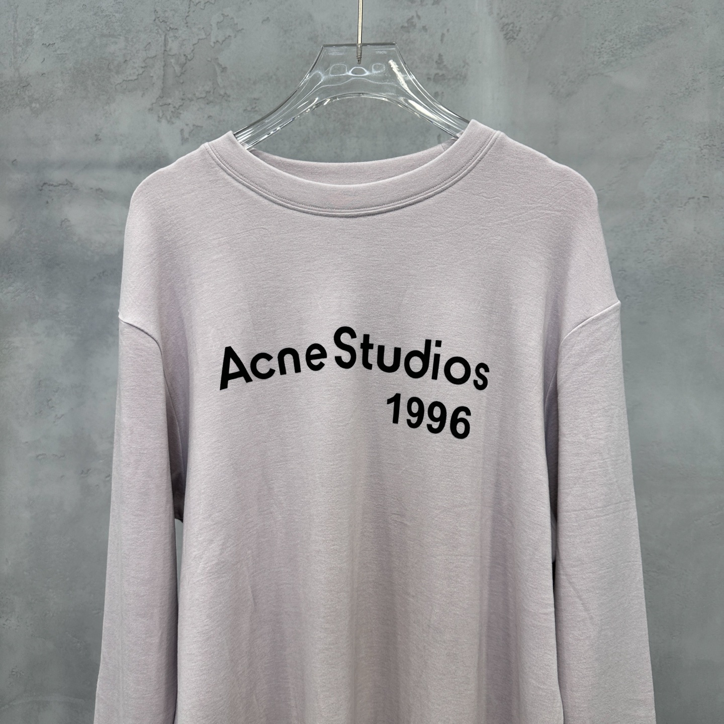 🌾Acne ｜ 新款长袖t，成衣洗水加厚版印花工艺，进口保暖德绒面料，时尚休闲，尺码sml