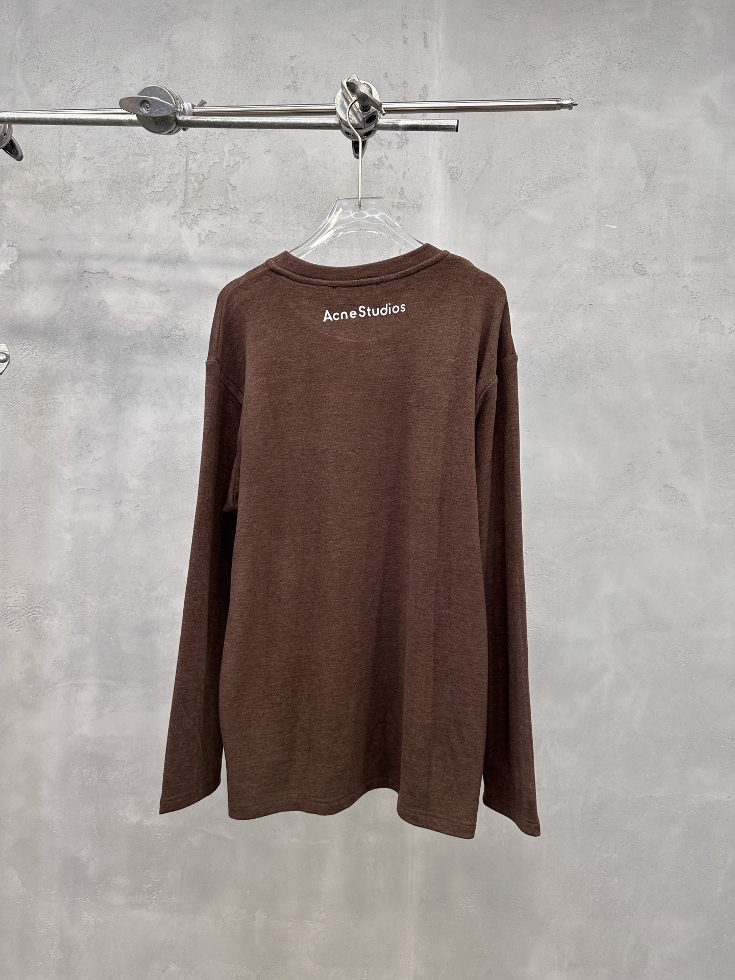 🌾Acne ｜ 新款长袖t，成衣洗水加厚版印花工艺，进口保暖德绒面料，时尚休闲，尺码sml