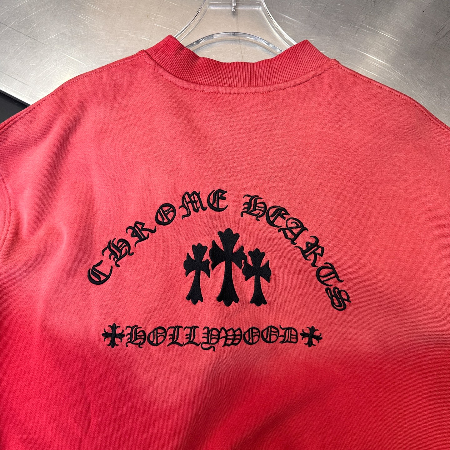 💰克罗心 ｜ 新款套头卫衣，成衣洗水喷色加前后刺绣工艺，男女同款，尺码sml