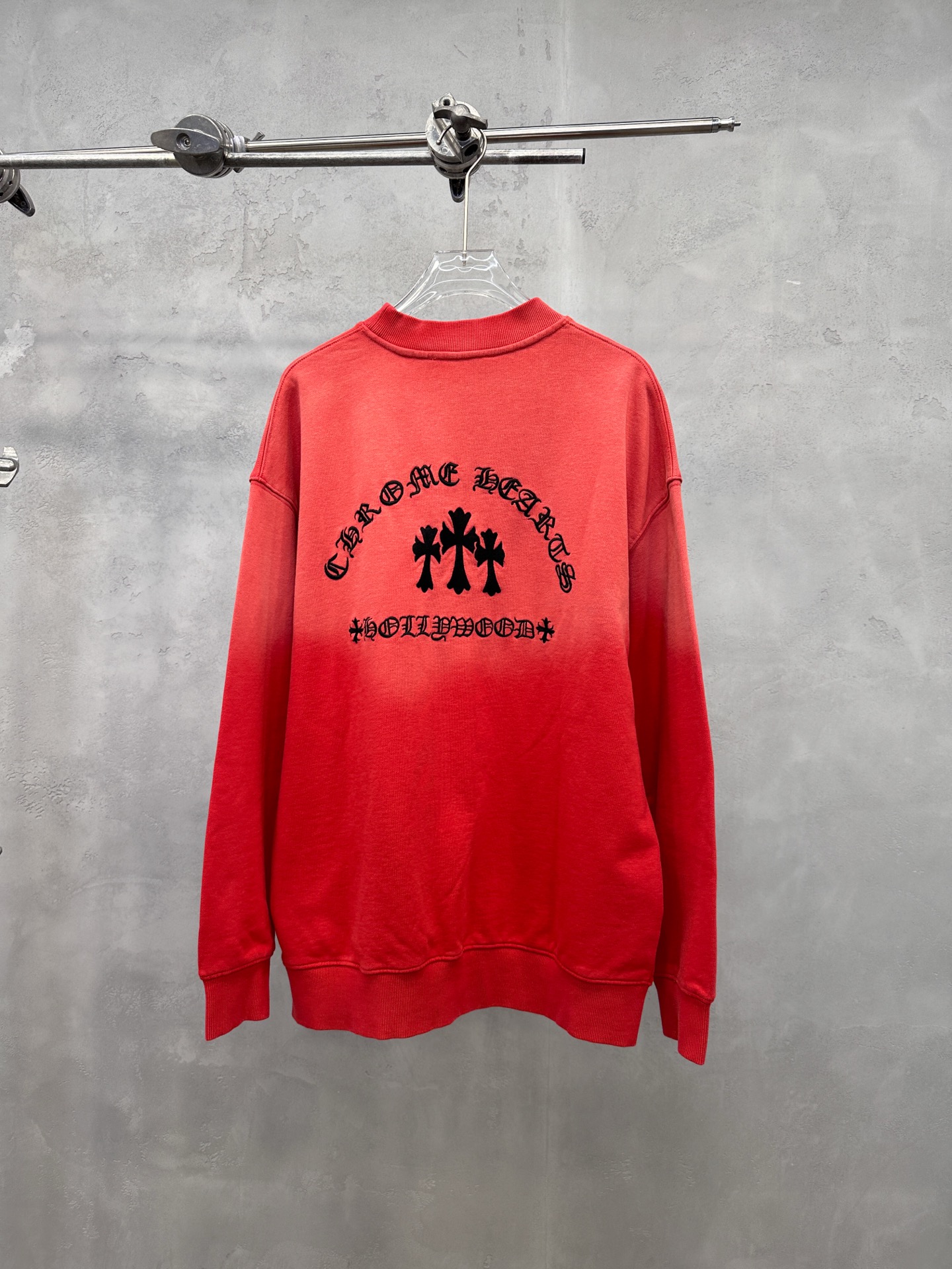 💰克罗心 ｜ 新款套头卫衣，成衣洗水喷色加前后刺绣工艺，男女同款，尺码sml