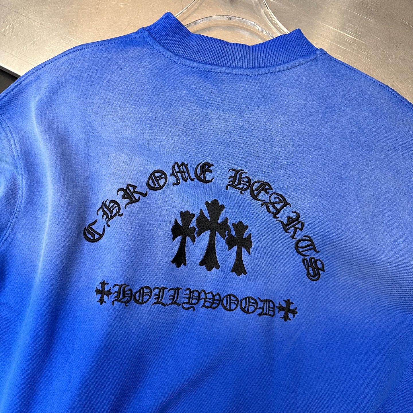 💰克罗心 ｜ 新款套头卫衣，成衣洗水喷色加前后刺绣工艺，男女同款，尺码sml