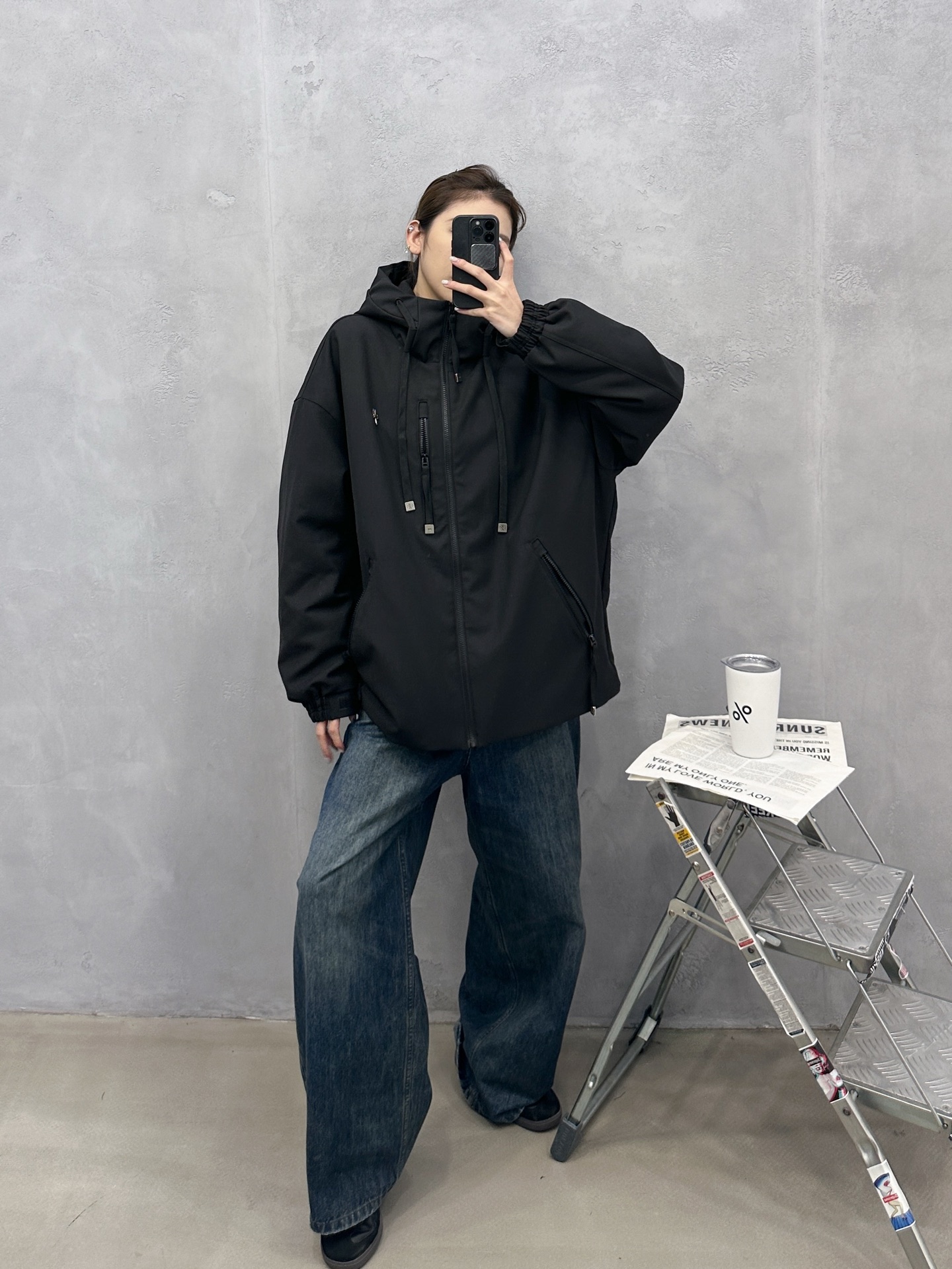 💰克罗心 ｜ 新款休闲羽绒服，经典五金标加特殊复合面料，90白鹅绒填充，休闲时尚，男女同款，尺码sml