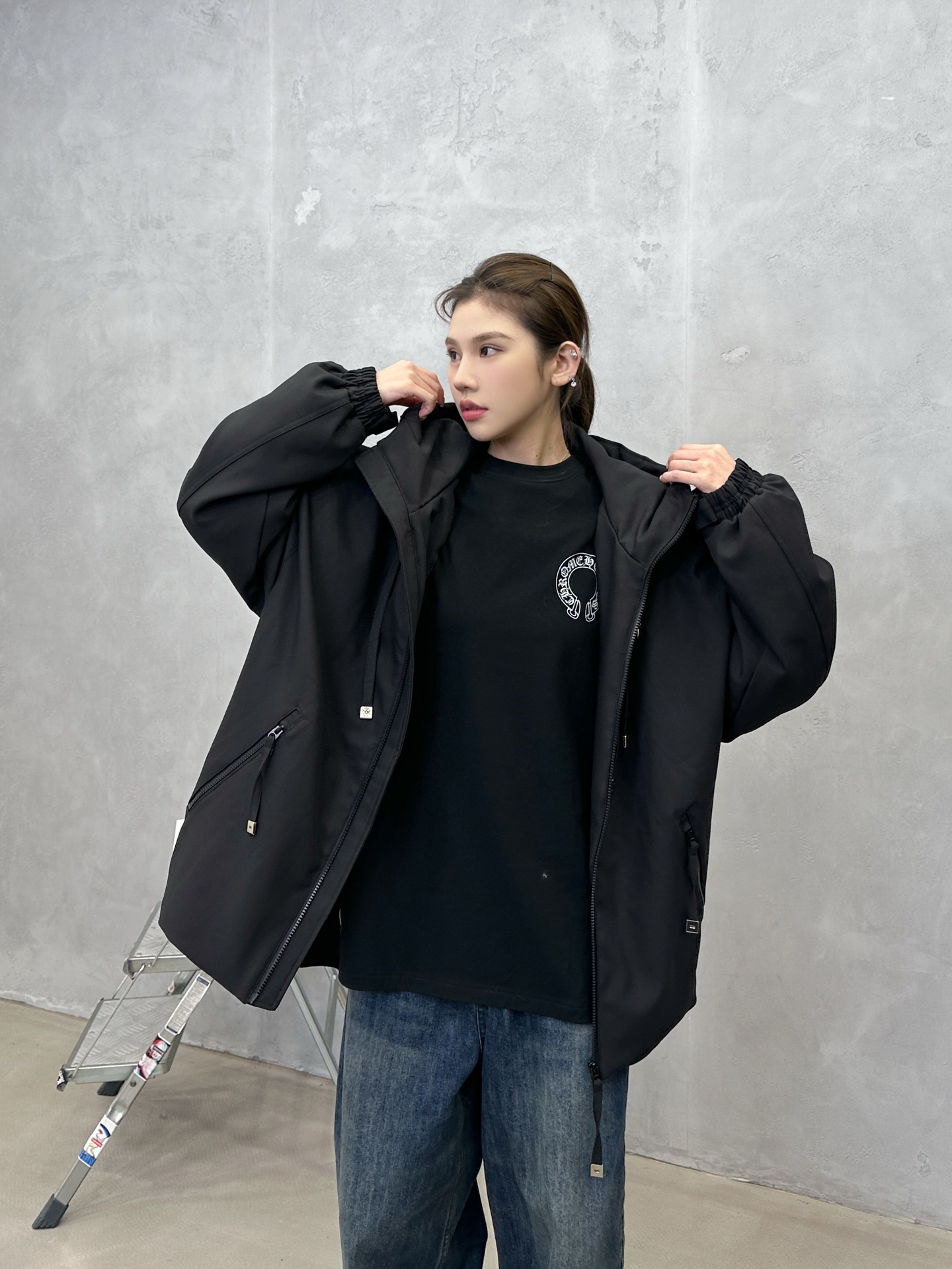 💰克罗心 ｜ 新款休闲羽绒服，经典五金标加特殊复合面料，90白鹅绒填充，休闲时尚，男女同款，尺码sml