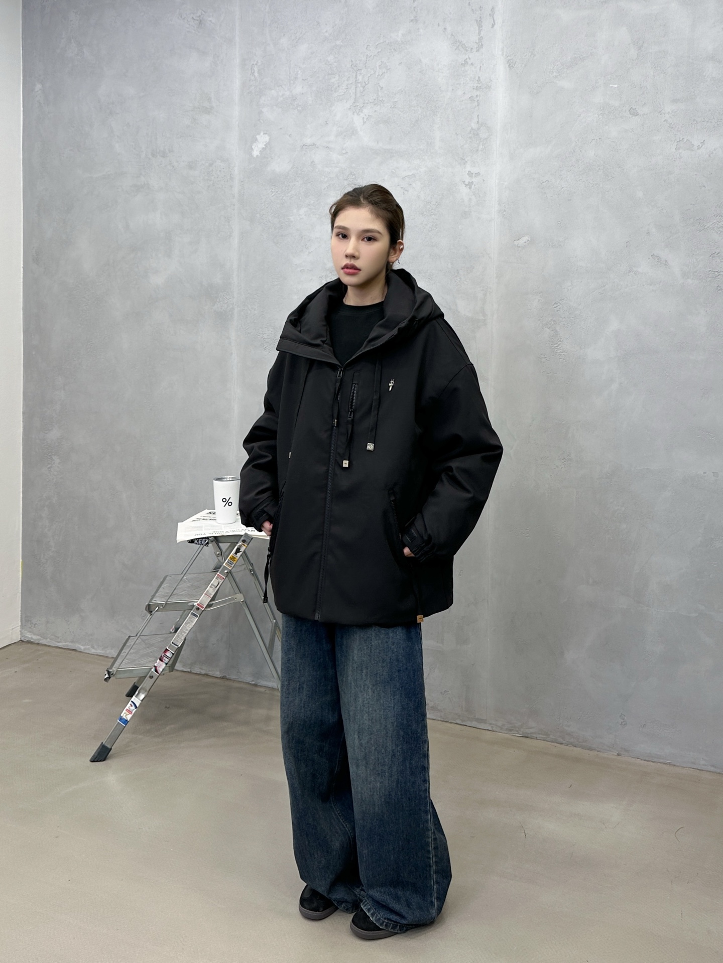 💰克罗心 ｜ 新款休闲羽绒服，经典五金标加特殊复合面料，90白鹅绒填充，休闲时尚，男女同款，尺码sml