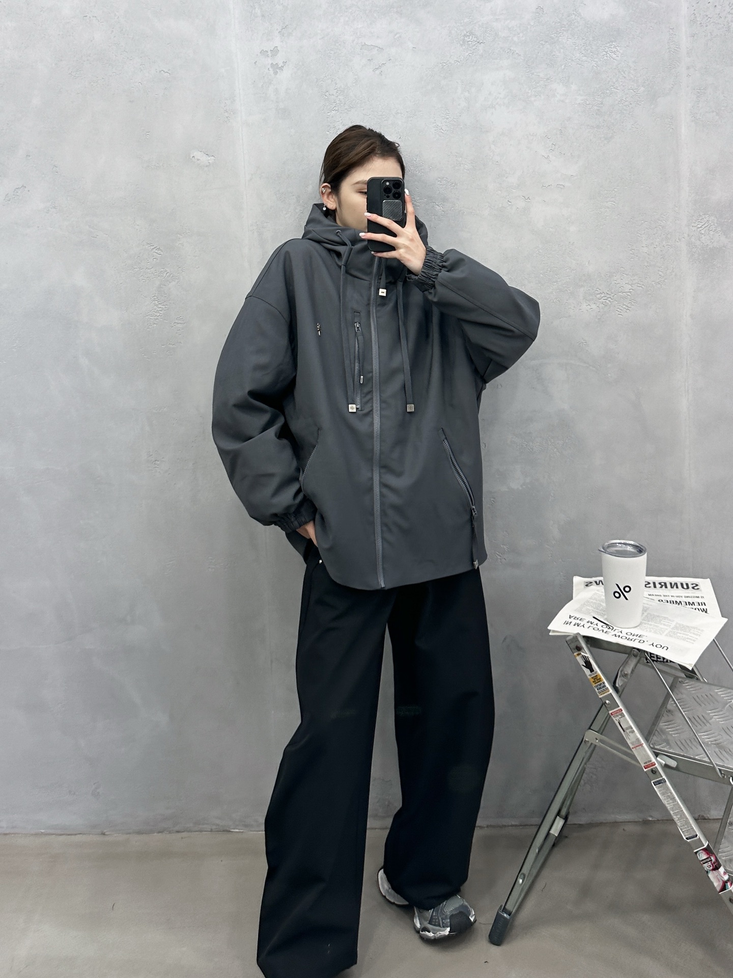 🌾克罗心 ｜ 新款休闲羽绒服，经典五金标加特殊复合面料，90白鹅绒填充，休闲时尚，男女同款，尺码sml