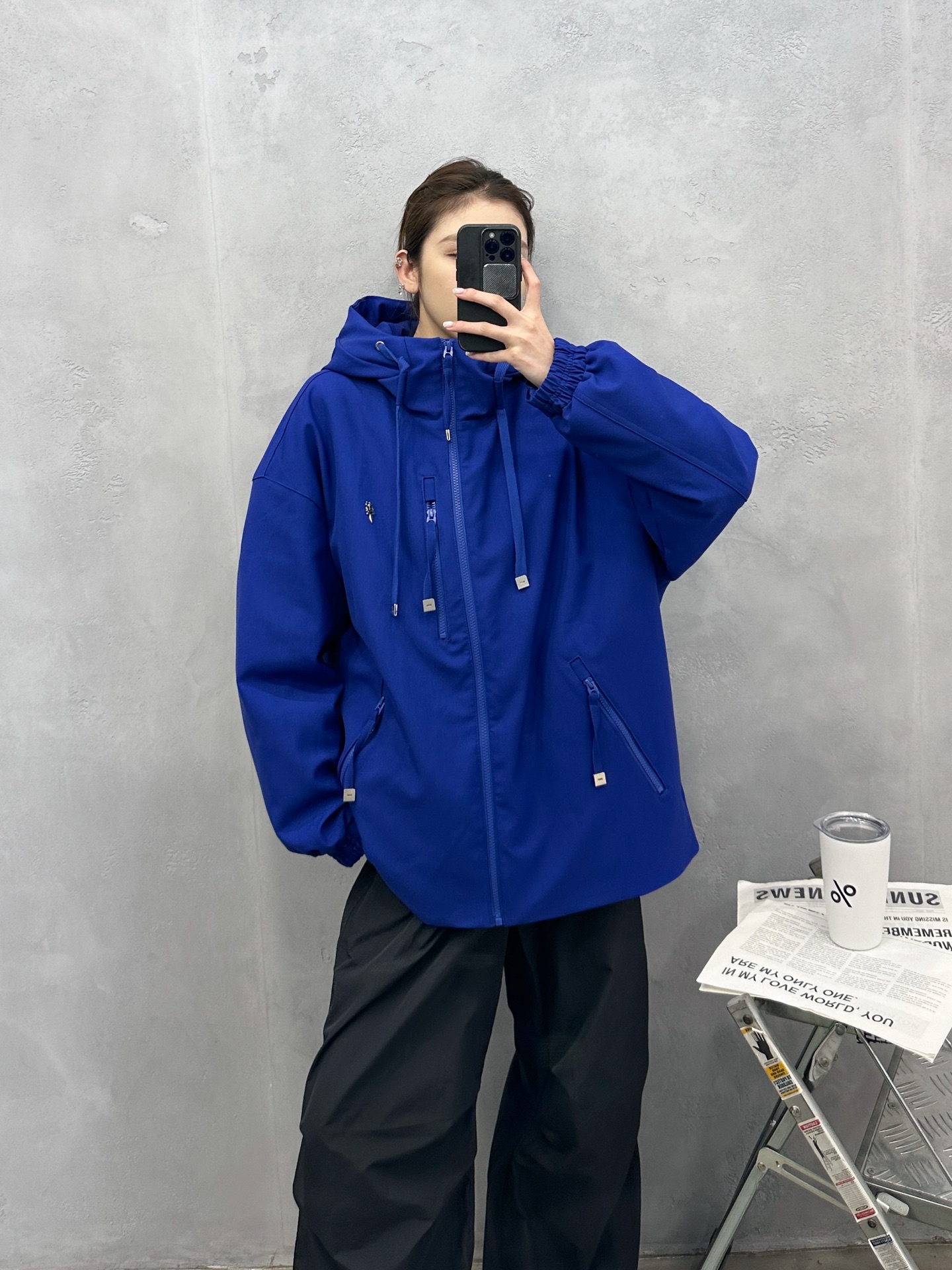 🌾克罗心 ｜ 新款休闲羽绒服，经典五金标加特殊复合面料，90白鹅绒填充，休闲时尚，男女同款，尺码sml