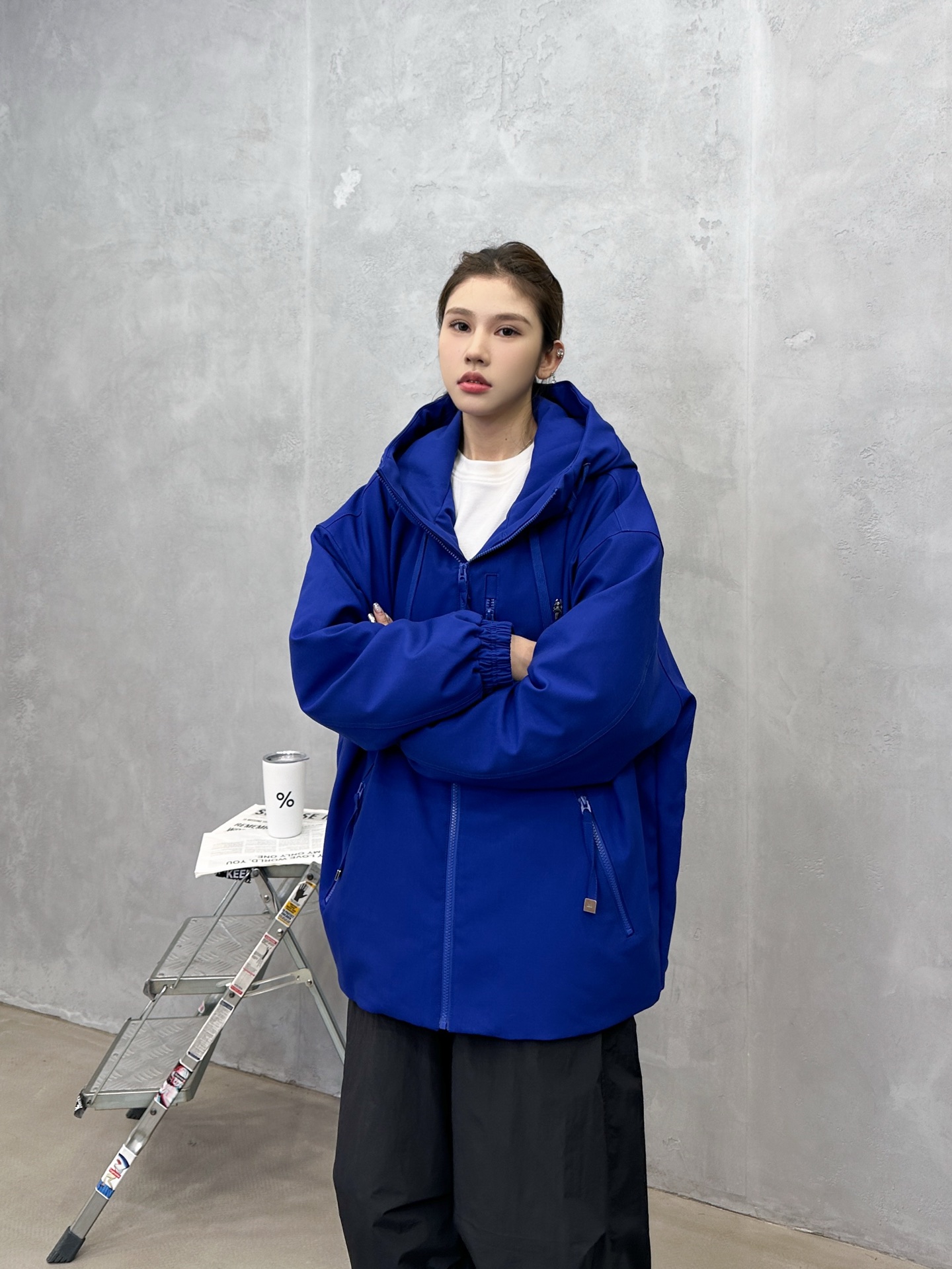 🌾克罗心 ｜ 新款休闲羽绒服，经典五金标加特殊复合面料，90白鹅绒填充，休闲时尚，男女同款，尺码sml