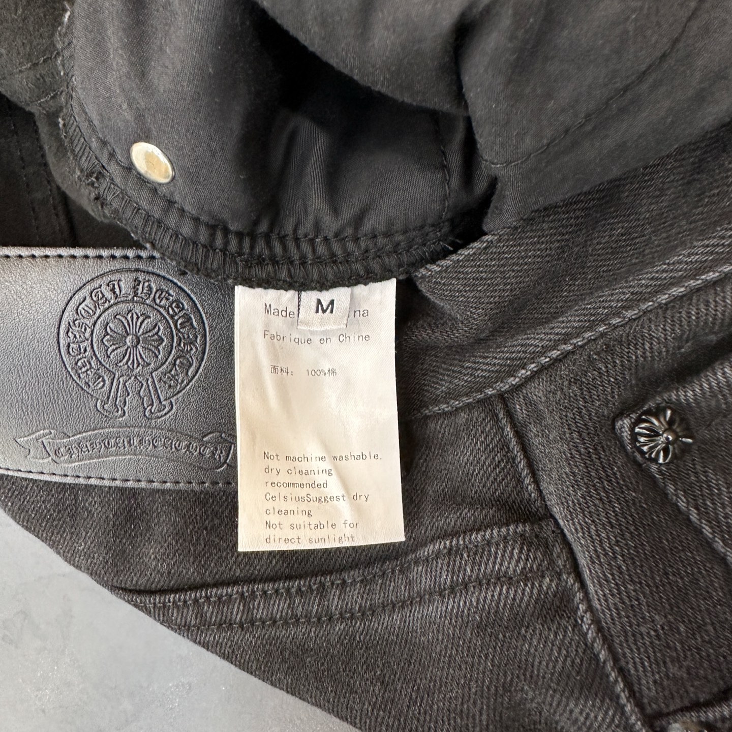 🌾克罗心 ｜ 新款牛仔裤，成衣洗水加对称刺绣工艺，保暖加绒牛仔布，男女同款，尺码sml