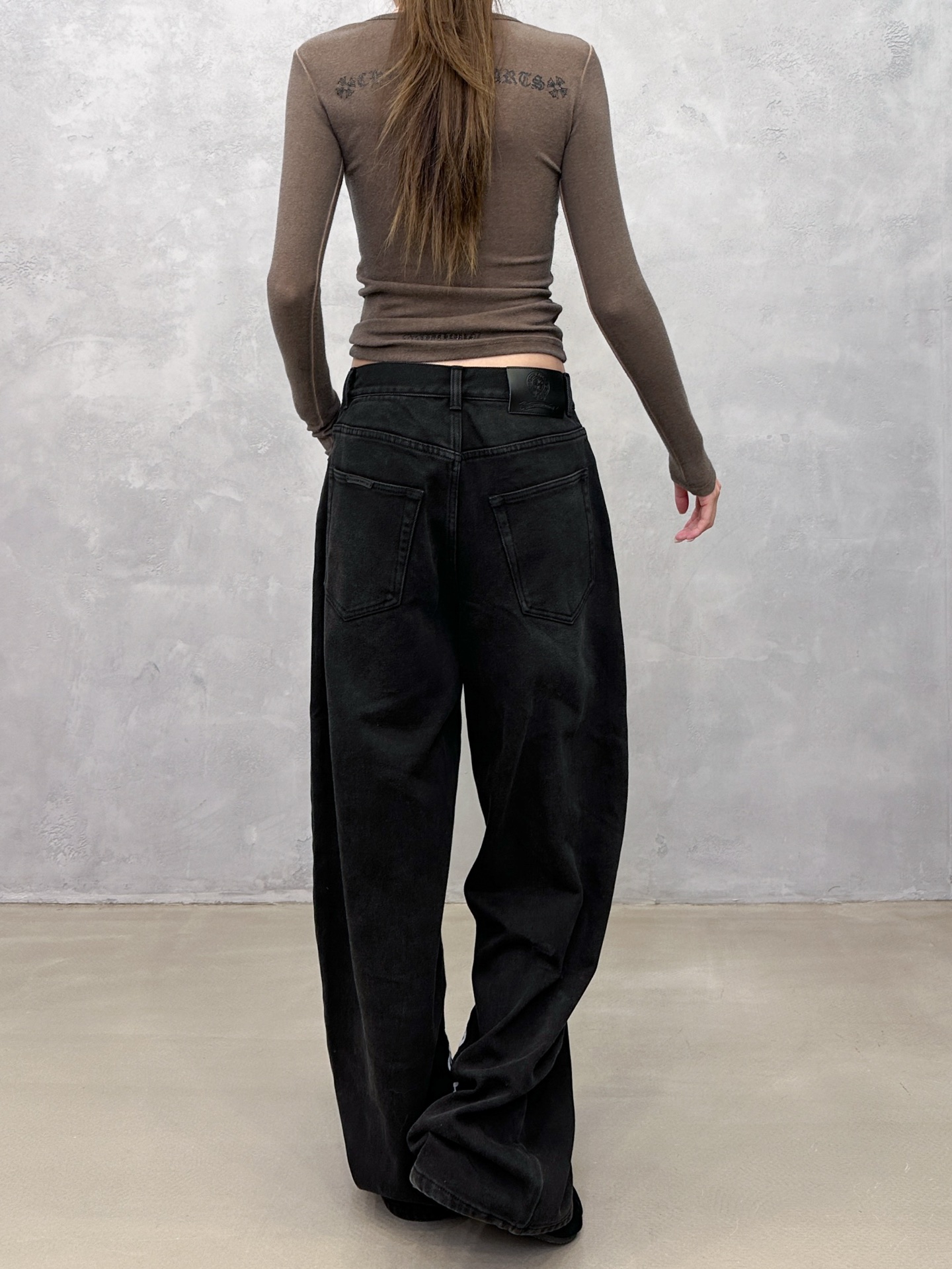 🌾克罗心 ｜ 新款牛仔裤，成衣洗水加对称刺绣工艺，保暖加绒牛仔布，男女同款，尺码sml