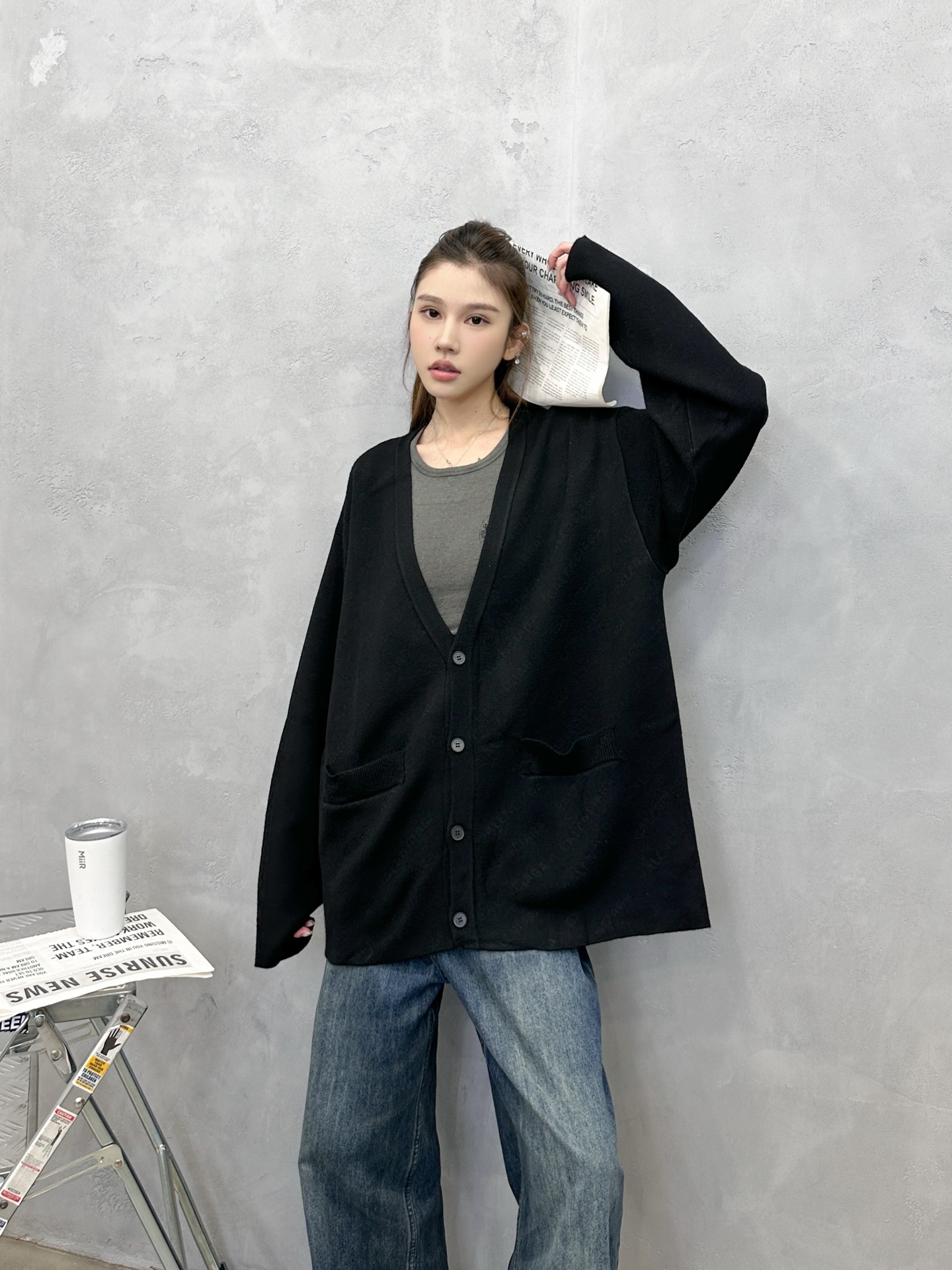 🌾巴黎 ｜ 新款提花开衫，羊毛提花面料，休闲时尚款式，男女同款，尺码sml