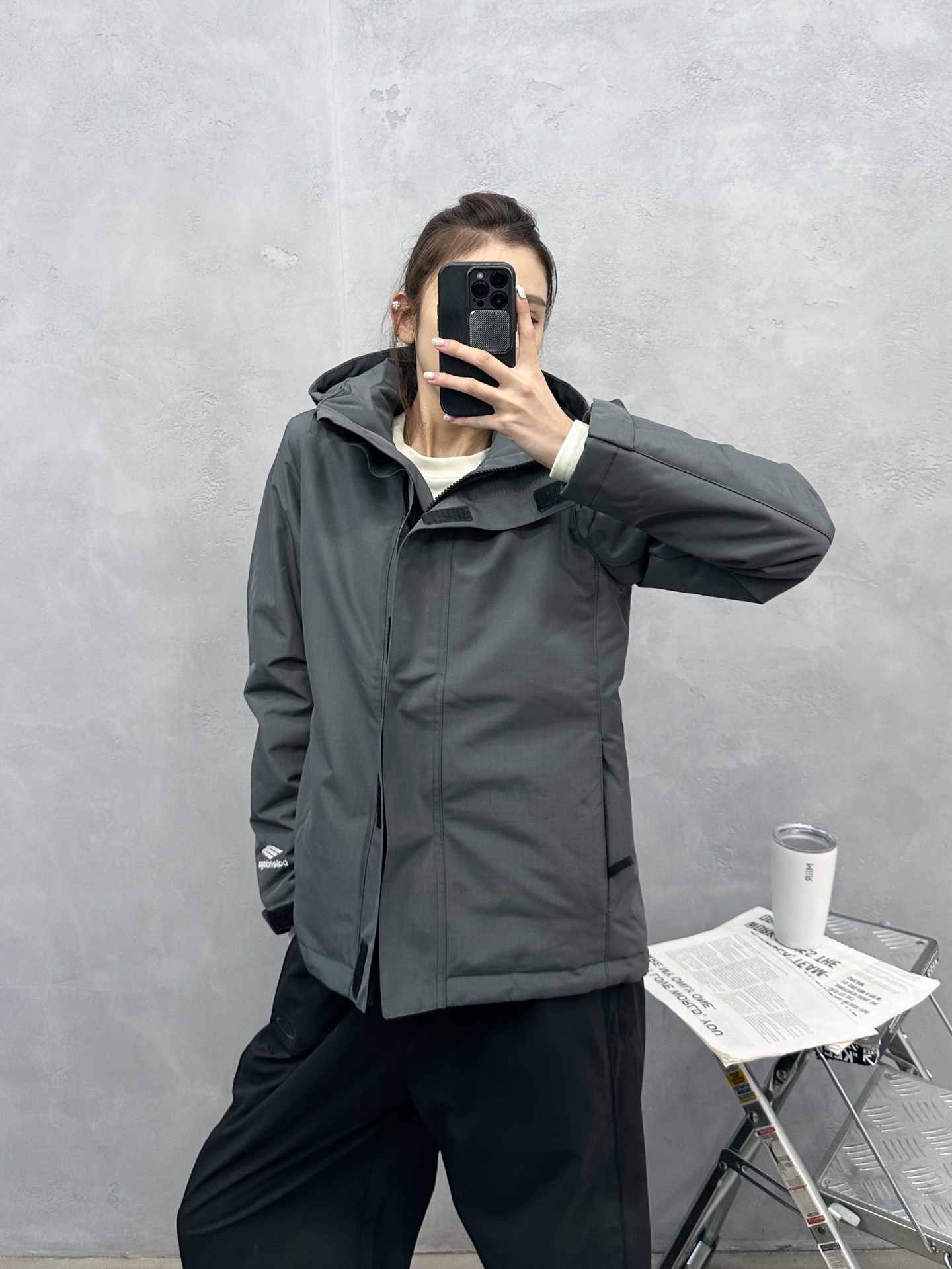 🌾NEW｜「skieear」3b sports🎿滑雪系列新款外套，进口暗纹肌理面部手感超棒，内胆夹棉保暖