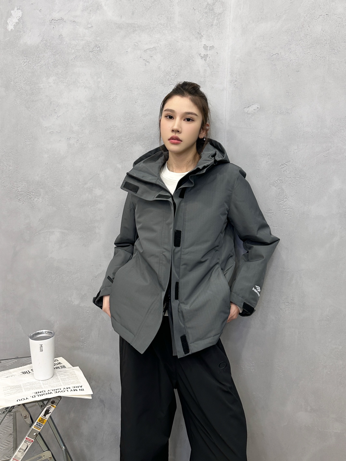 🌾NEW｜「skieear」3b sports🎿滑雪系列新款外套，进口暗纹肌理面部手感超棒，内胆夹棉保暖