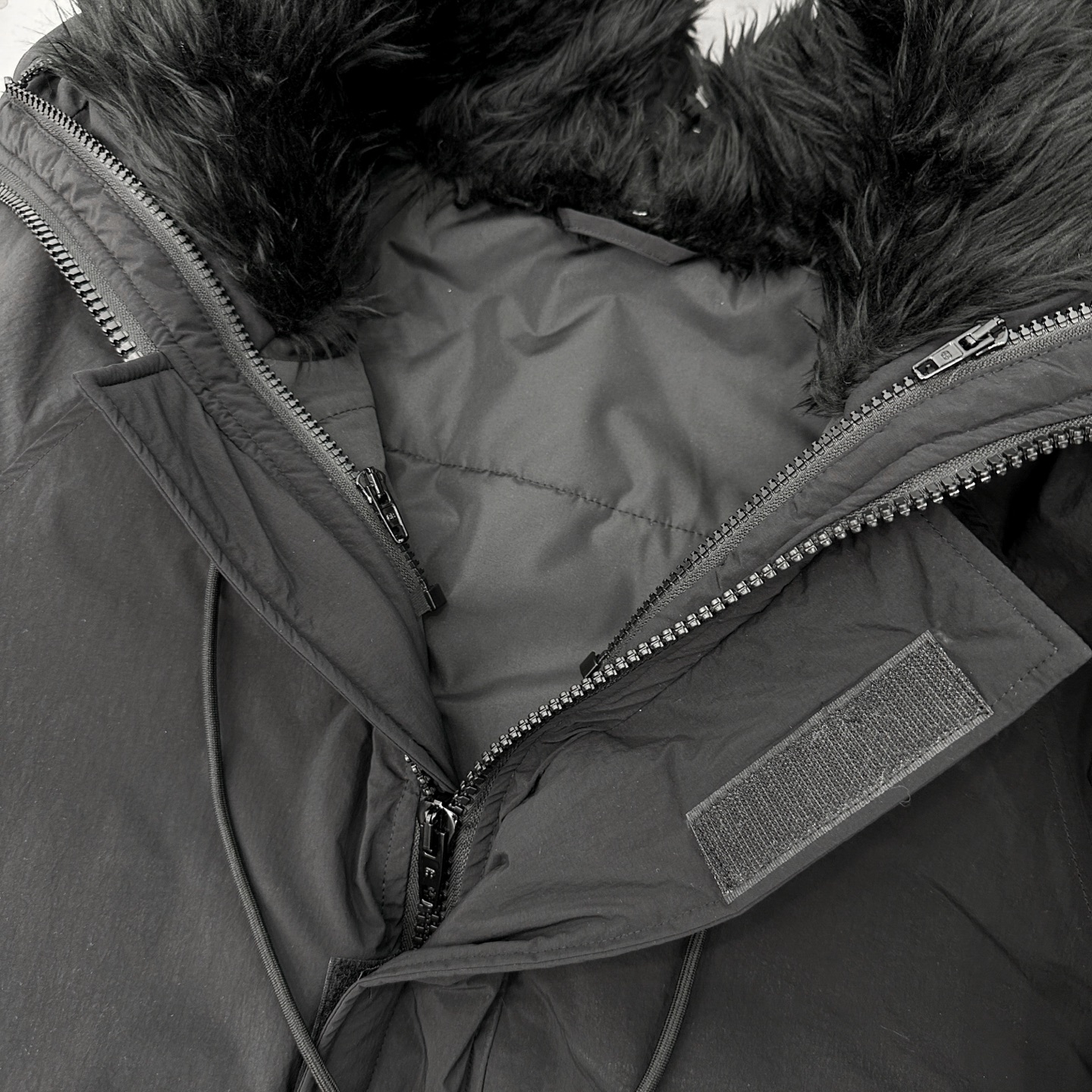 🌾巴黎 ｜ 新款棉外套，成衣洗水工艺，环保仿毛帽，羊毛混纺面料，男女同款，尺码sml