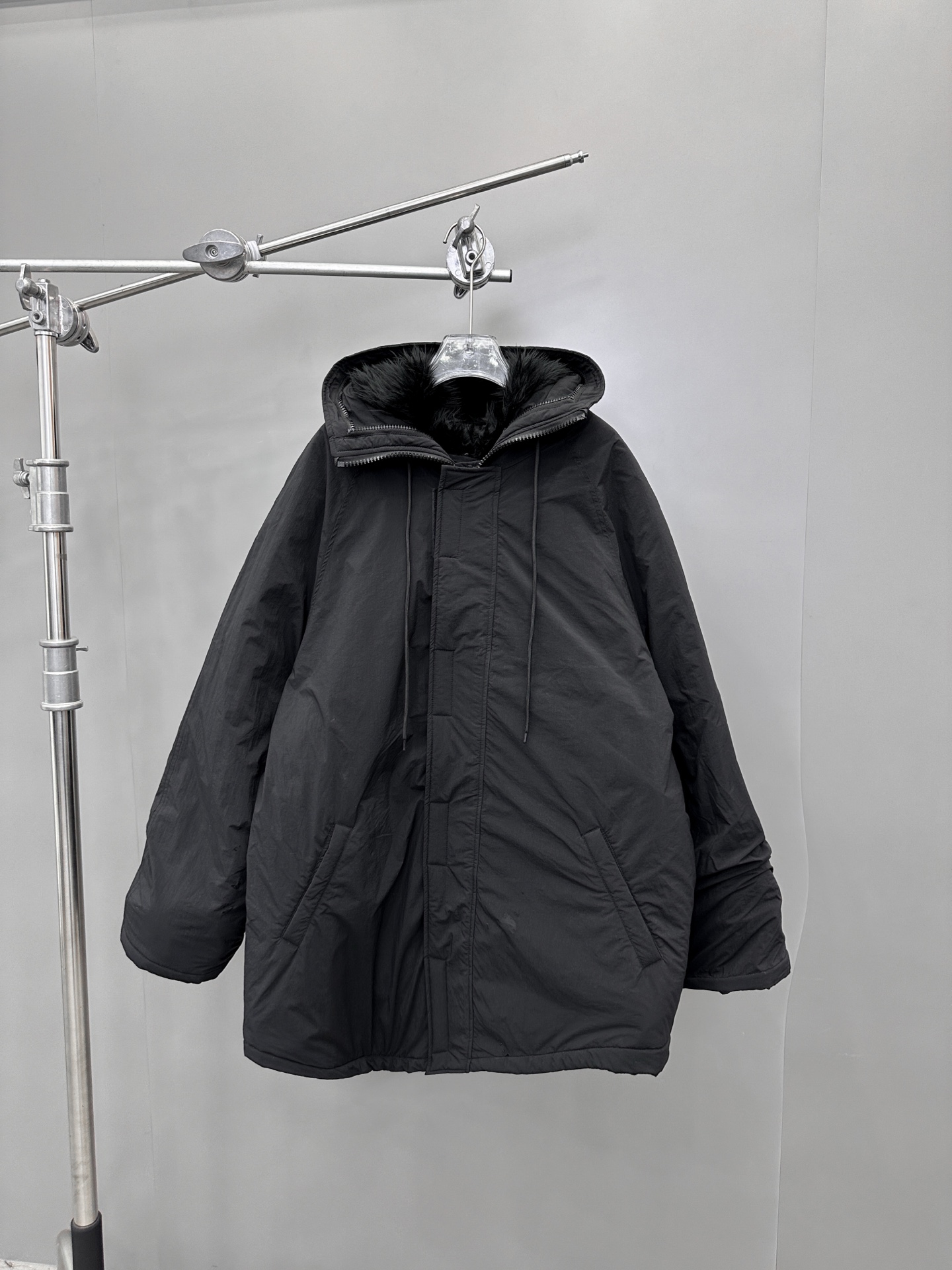 🌾巴黎 ｜ 新款棉外套，成衣洗水工艺，环保仿毛帽，羊毛混纺面料，男女同款，尺码sml