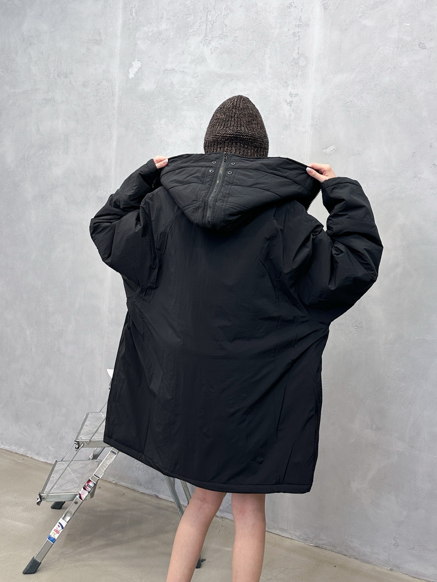 🌾巴黎 ｜ 新款棉外套，成衣洗水工艺，环保仿毛帽，羊毛混纺面料，男女同款，尺码sml