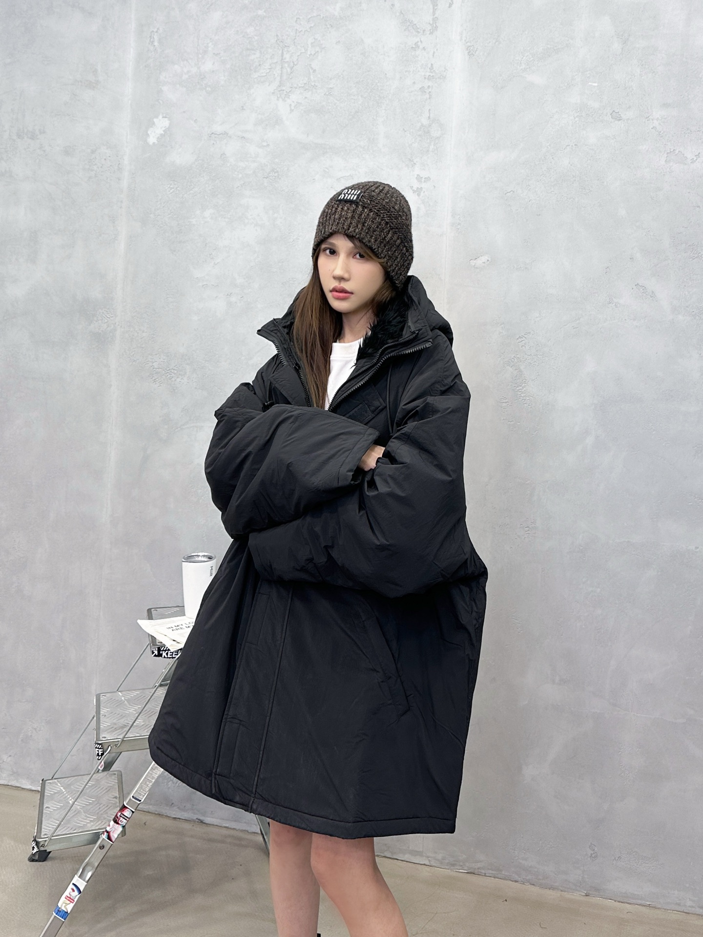 🌾巴黎 ｜ 新款棉外套，成衣洗水工艺，环保仿毛帽，羊毛混纺面料，男女同款，尺码sml