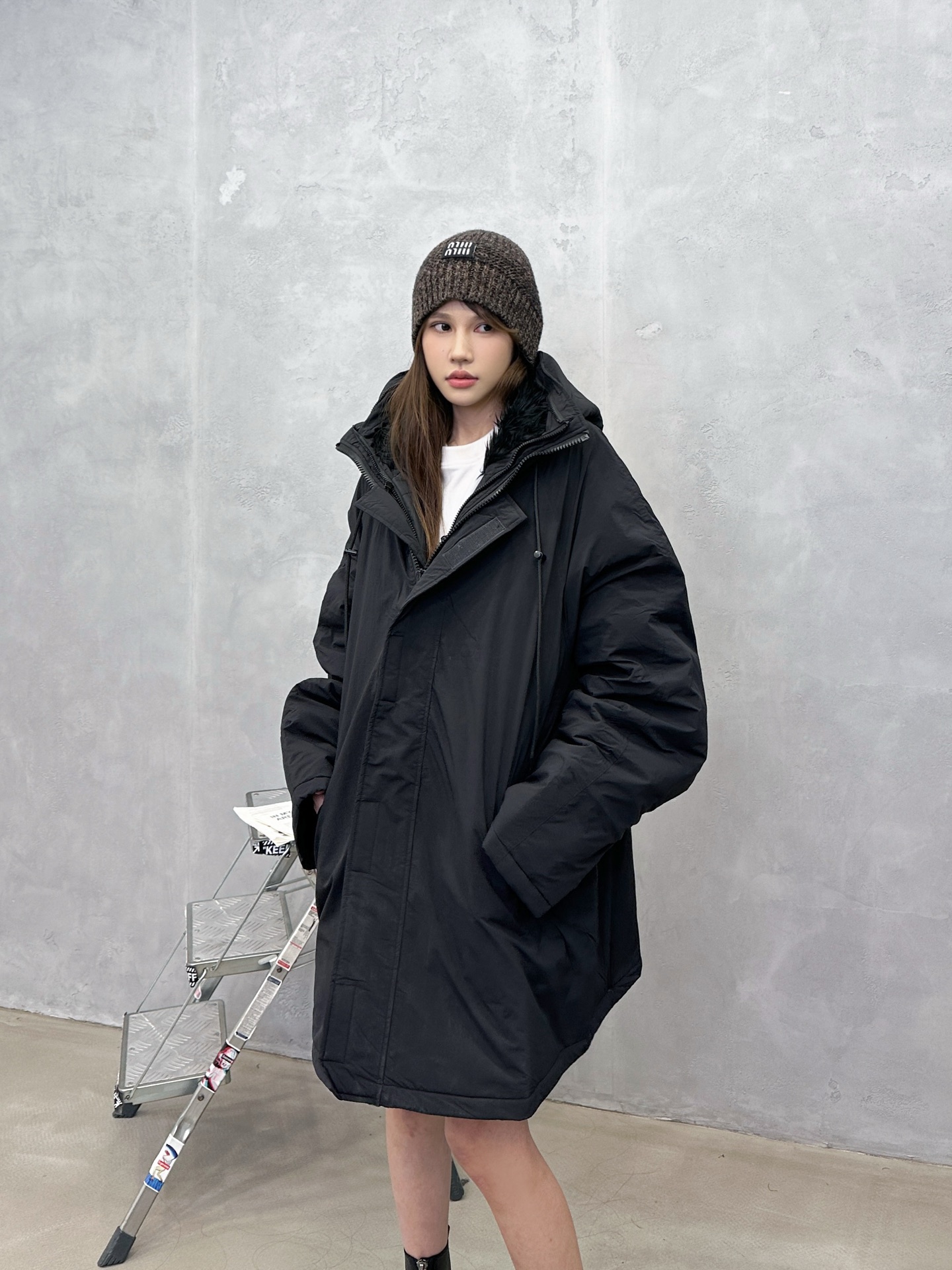 🌾巴黎 ｜ 新款棉外套，成衣洗水工艺，环保仿毛帽，羊毛混纺面料，男女同款，尺码sml