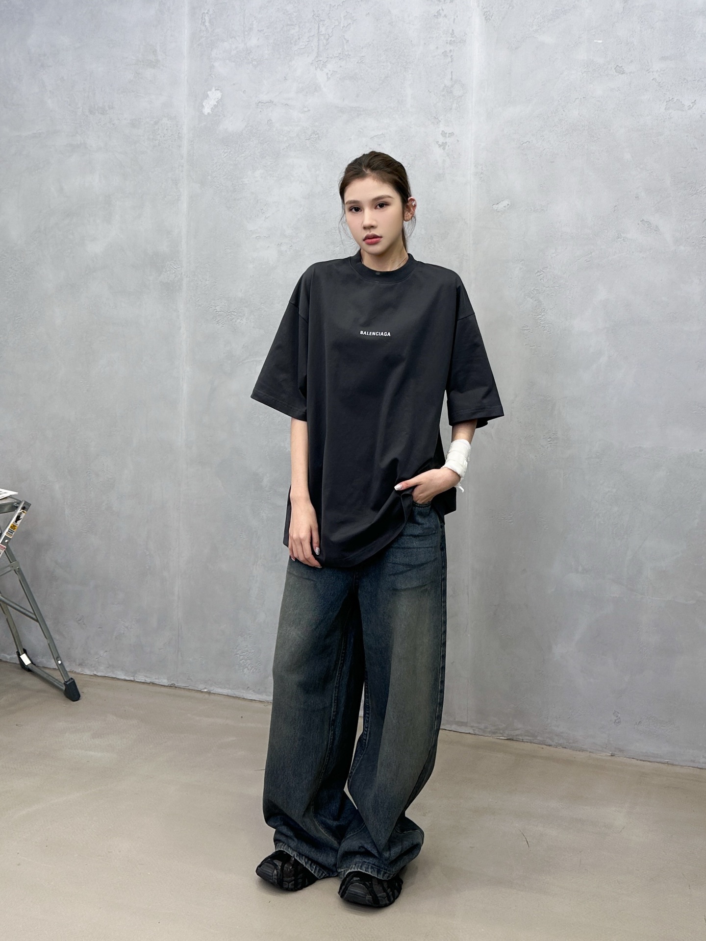 🌾巴黎 ｜ 新款短袖t，成衣洗水加反光印花标，男女同款，尺码sml