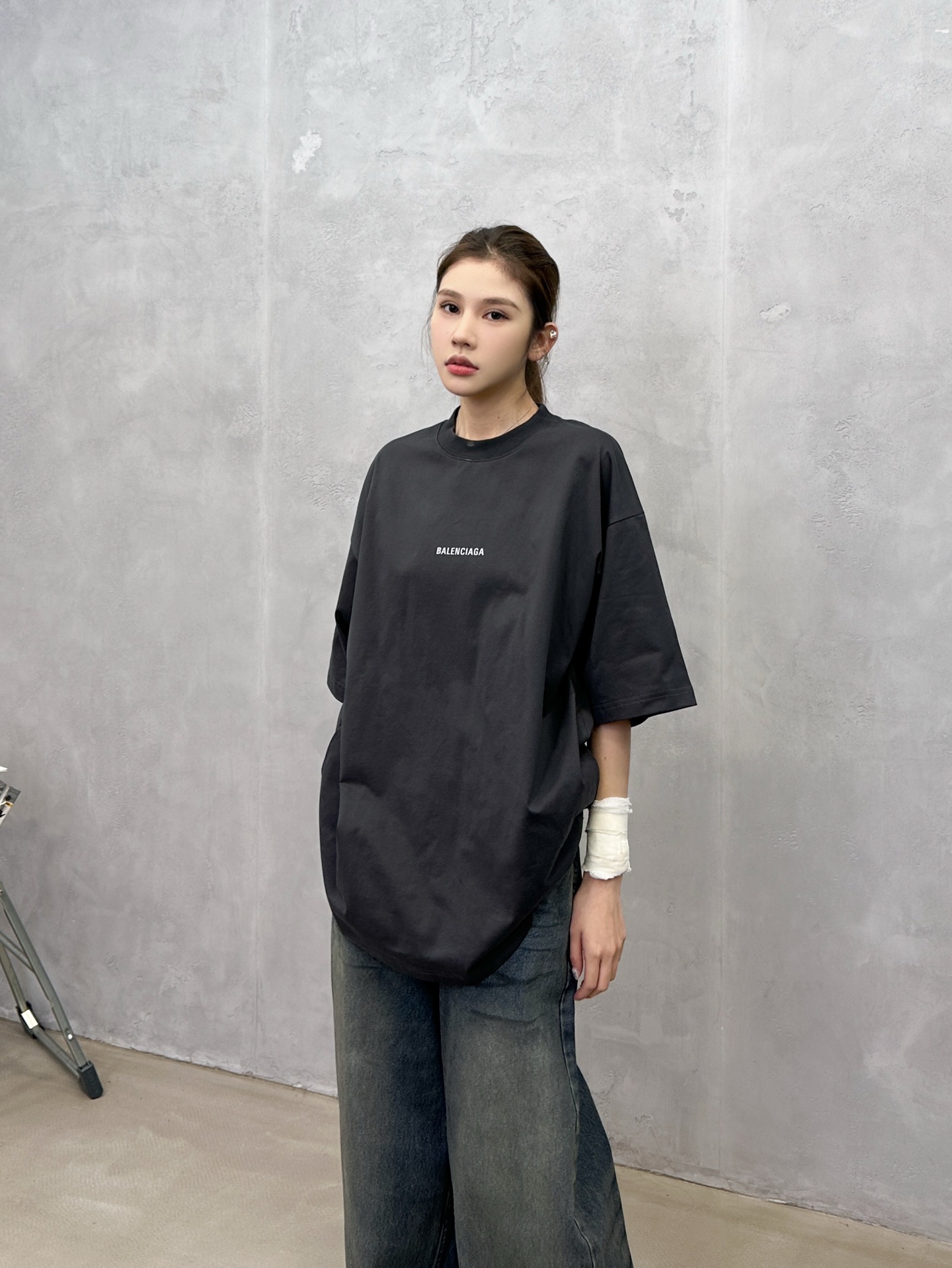 🌾巴黎 ｜ 新款短袖t，成衣洗水加反光印花标，男女同款，尺码sml