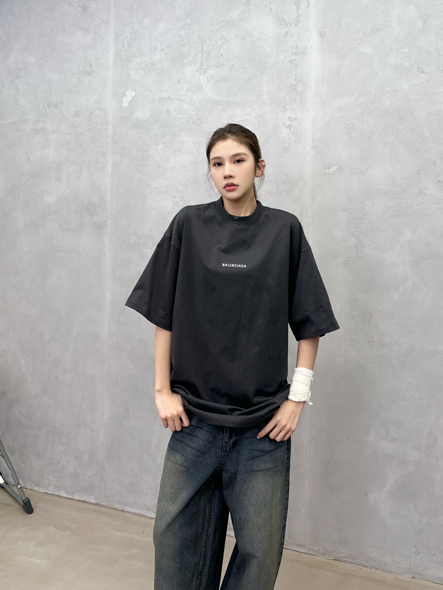 🌾巴黎 ｜ 新款短袖t，成衣洗水加反光印花标，男女同款，尺码sml