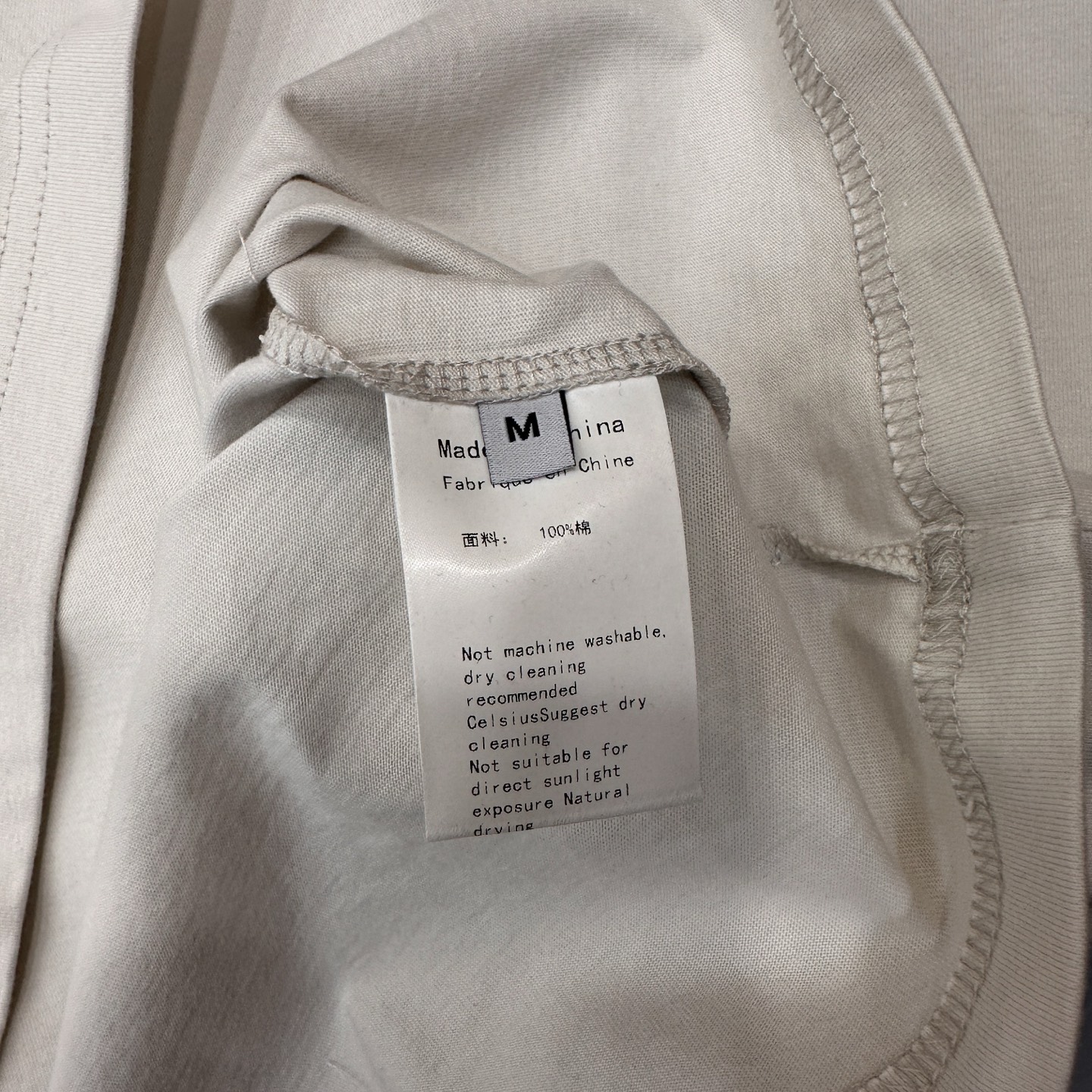 🌾巴黎 ｜ 新款短袖t，成衣洗水加反光印花标，男女同款，尺码sml