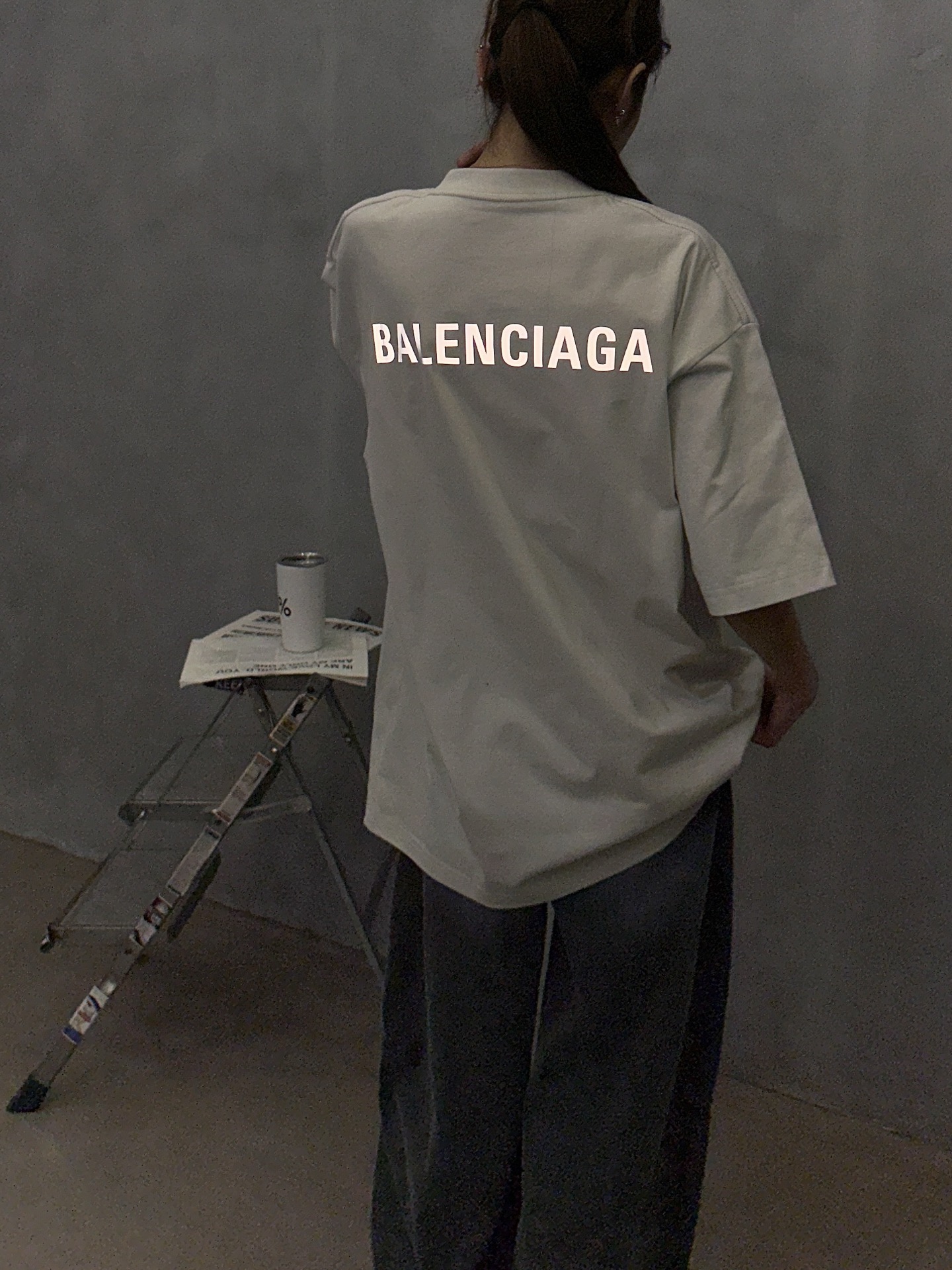 🌾巴黎 ｜ 新款短袖t，成衣洗水加反光印花标，男女同款，尺码sml