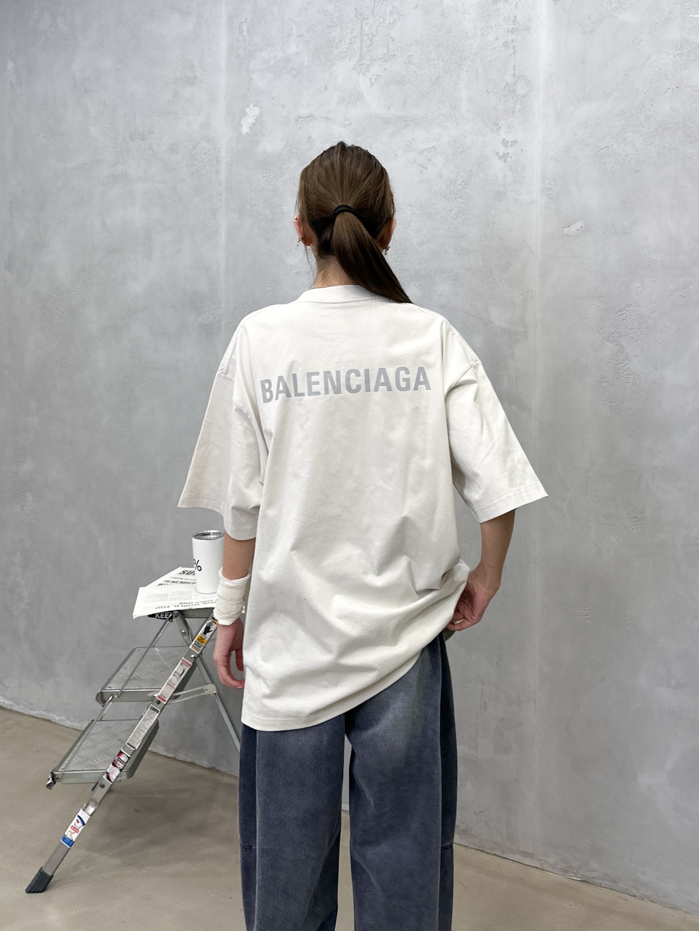 🌾巴黎 ｜ 新款短袖t，成衣洗水加反光印花标，男女同款，尺码sml