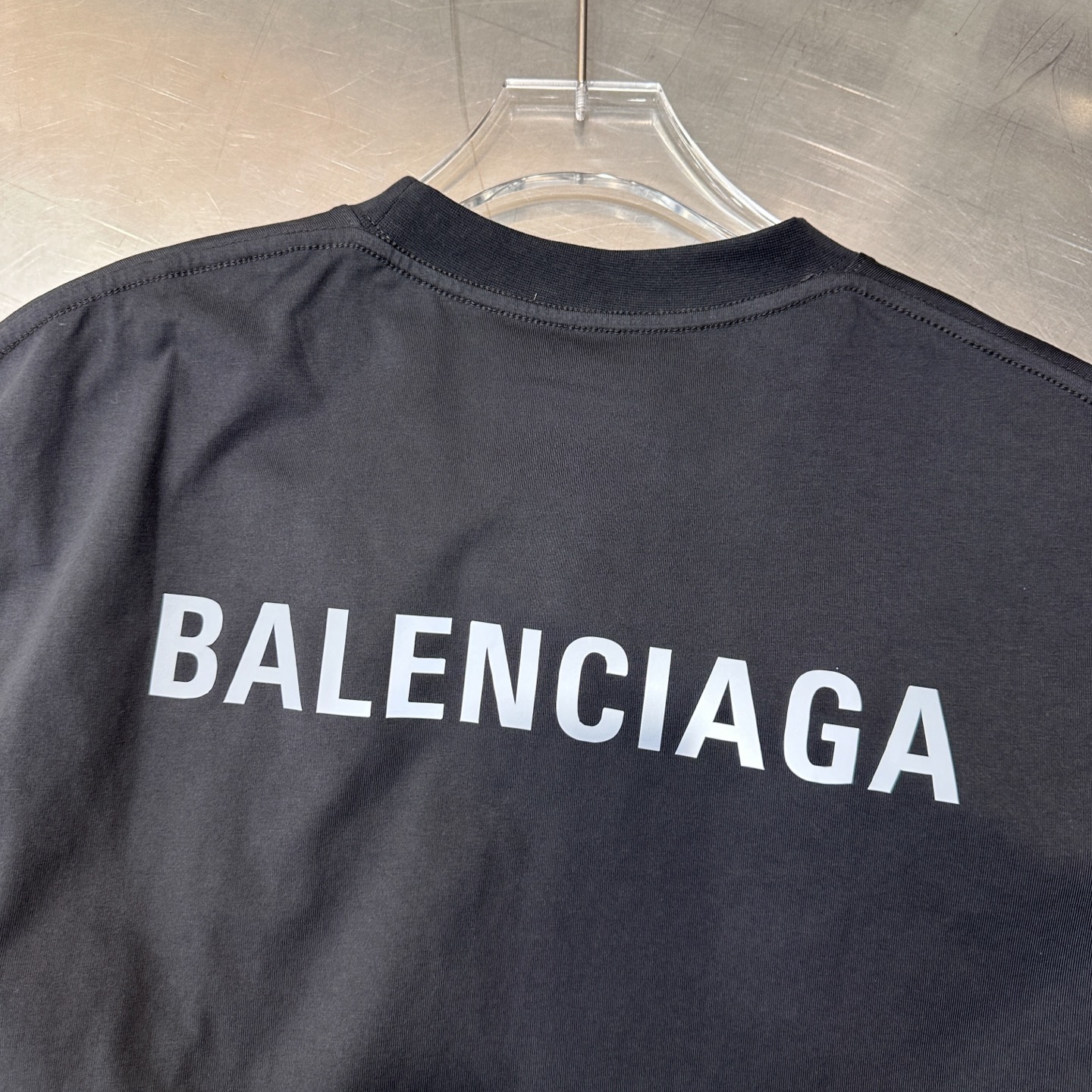 🌾巴黎 ｜ 新款长袖t，成衣洗水加反光印花标，男女同款，尺码sml