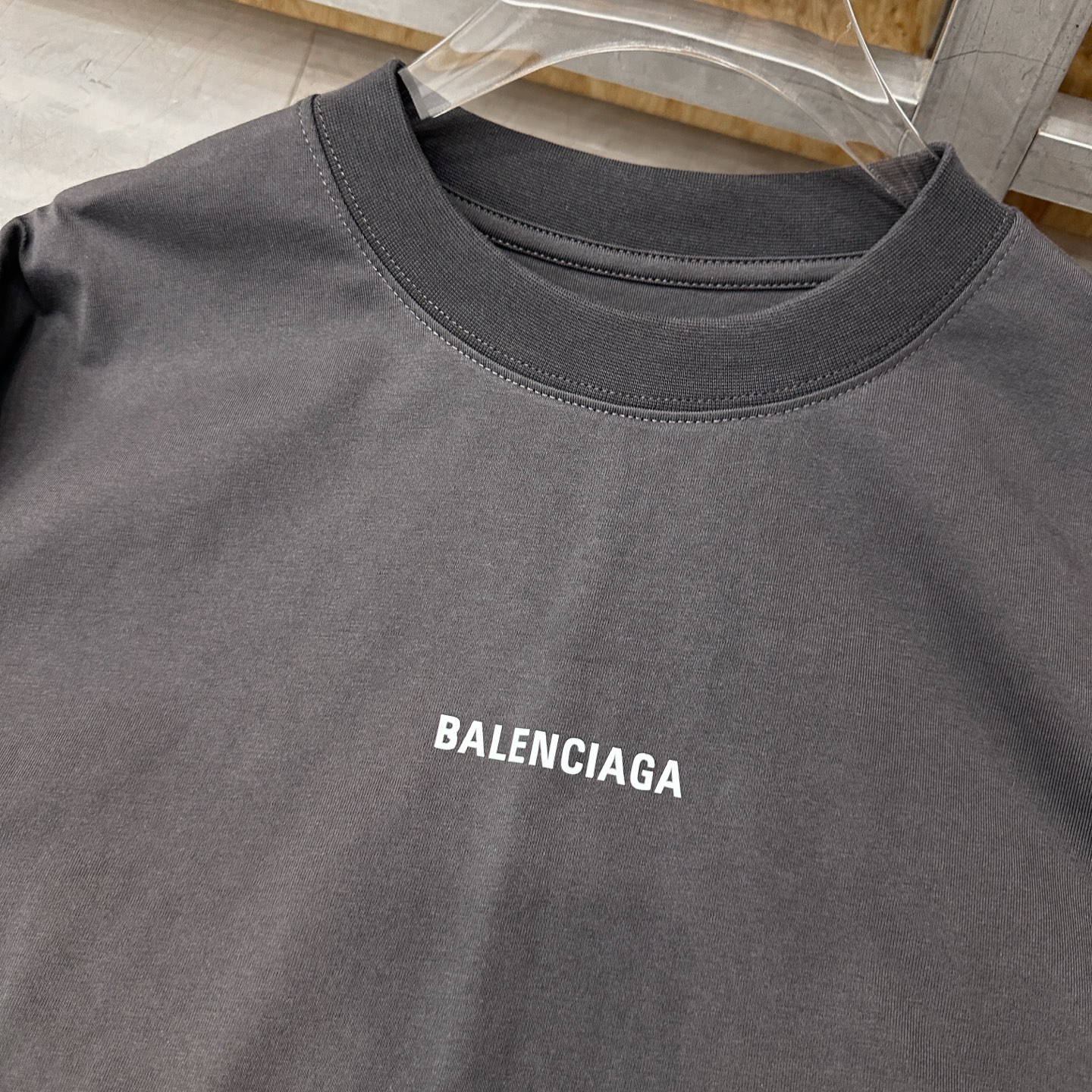 🌾巴黎 ｜ 新款长袖t，成衣洗水加反光印花标，男女同款，尺码sml