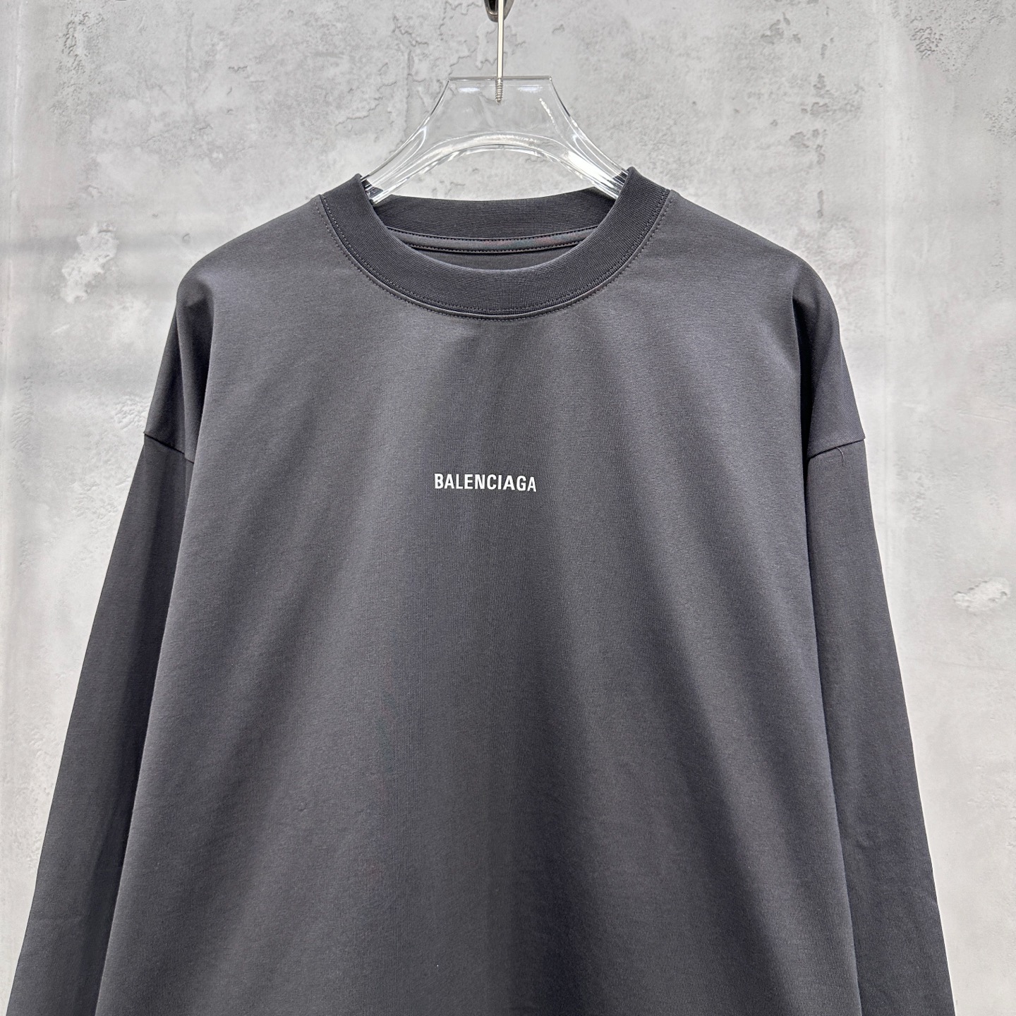 🌾巴黎 ｜ 新款长袖t，成衣洗水加反光印花标，男女同款，尺码sml