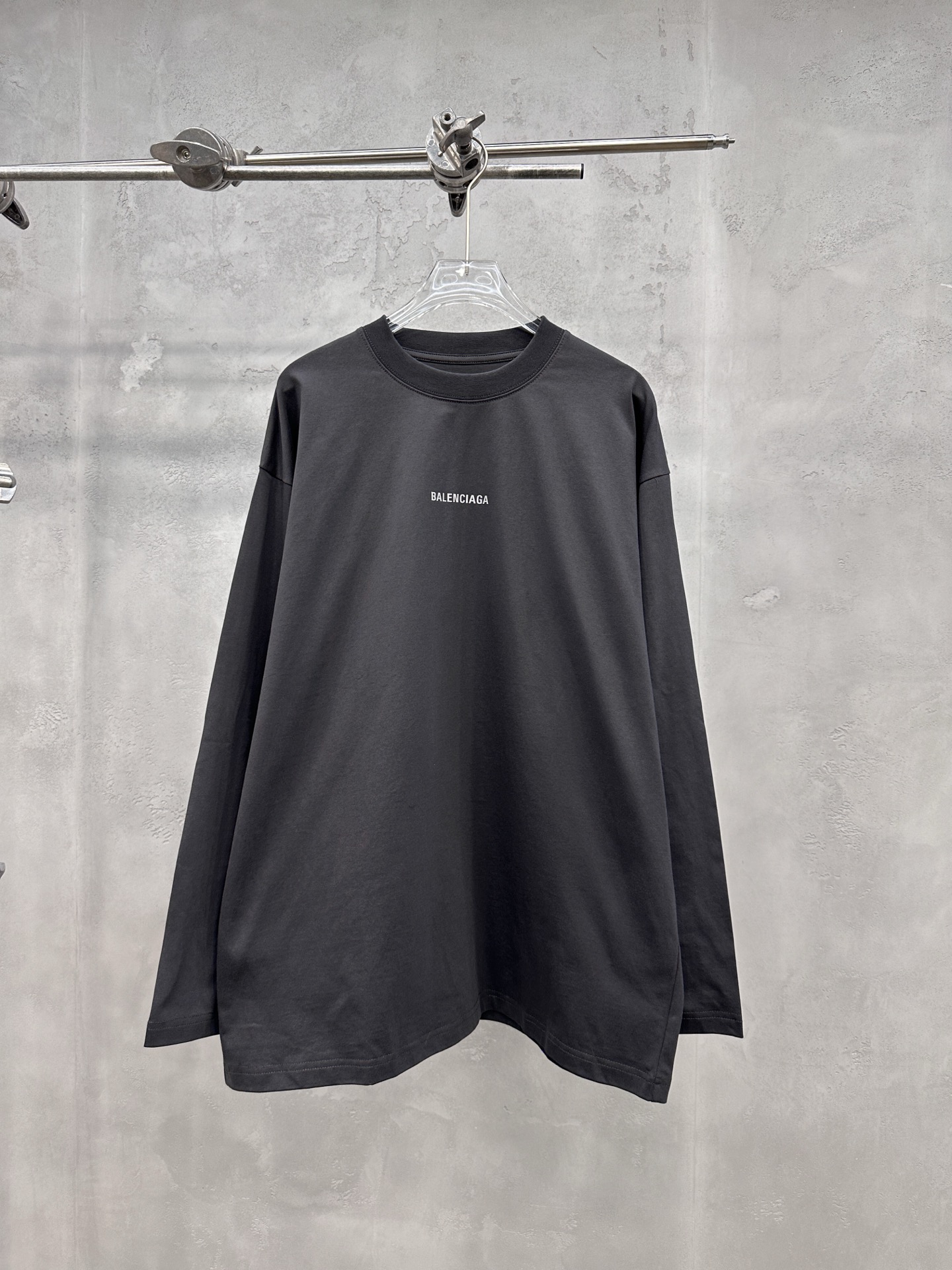 🌾巴黎 ｜ 新款长袖t，成衣洗水加反光印花标，男女同款，尺码sml