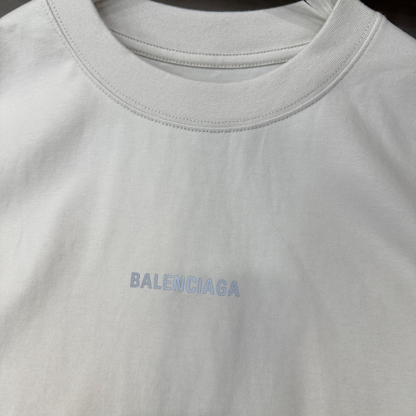 🌾巴黎 ｜ 新款长袖t，成衣洗水加反光印花标，男女同款，尺码sml