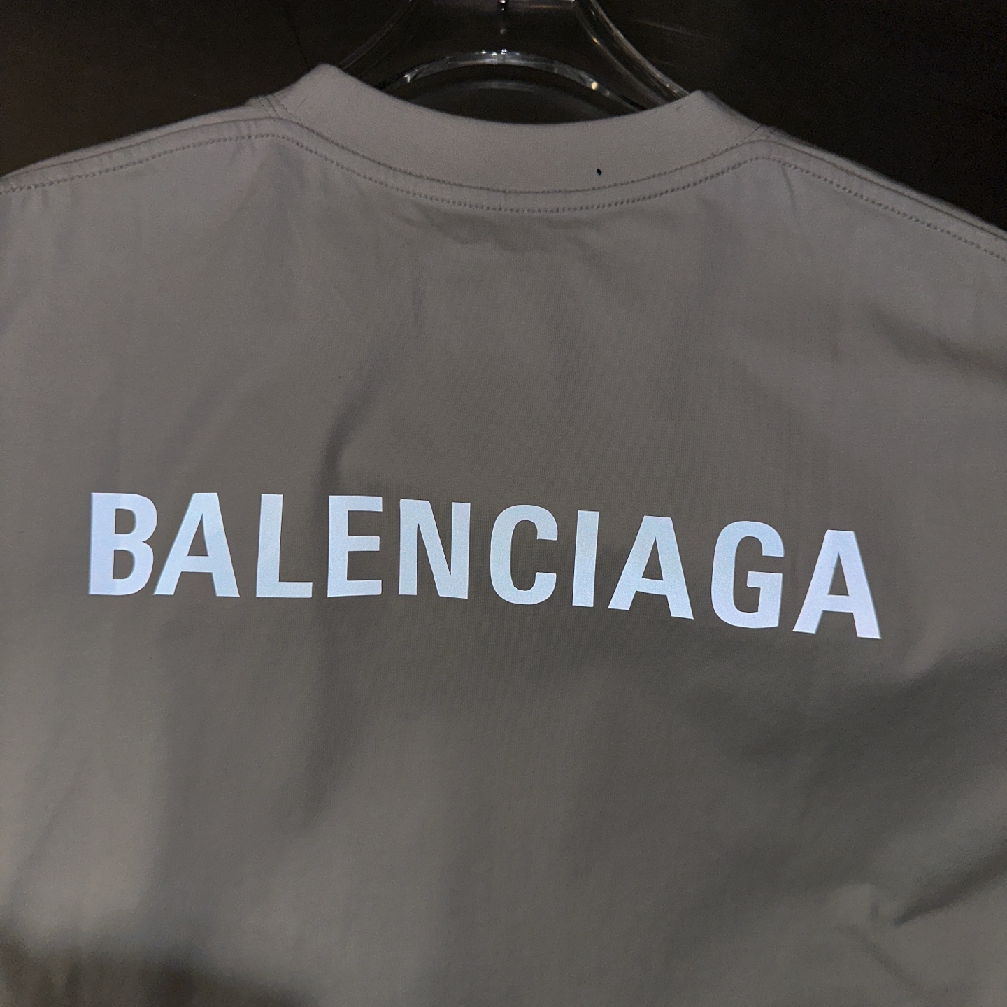 🌾巴黎 ｜ 新款长袖t，成衣洗水加反光印花标，男女同款，尺码sml