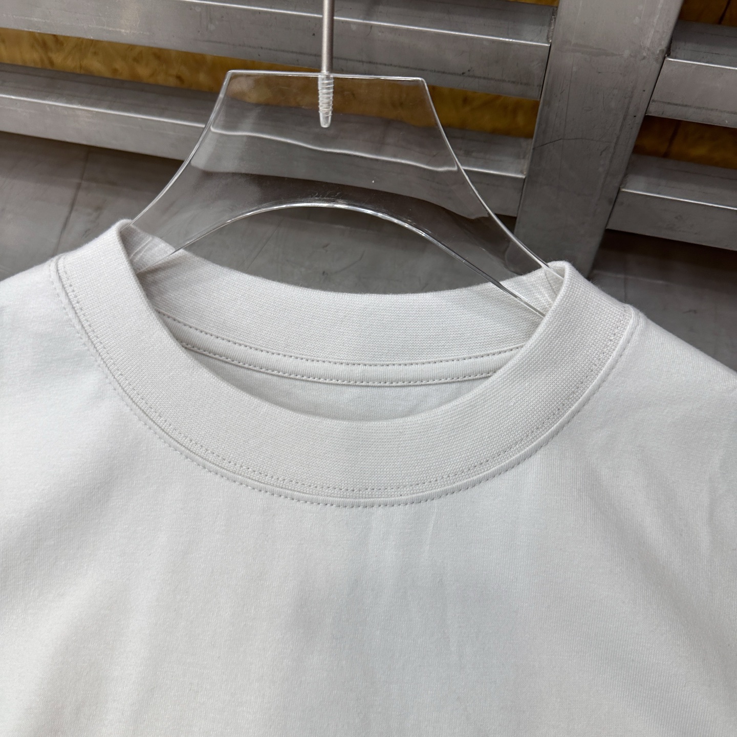 🌾巴黎 ｜ 新款长袖t，成衣洗水加反光印花标，男女同款，尺码sml