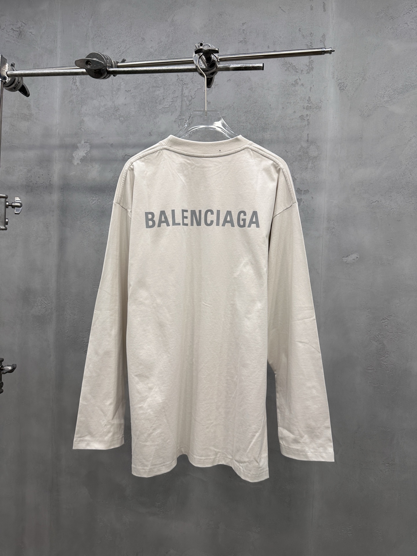 🌾巴黎 ｜ 新款长袖t，成衣洗水加反光印花标，男女同款，尺码sml