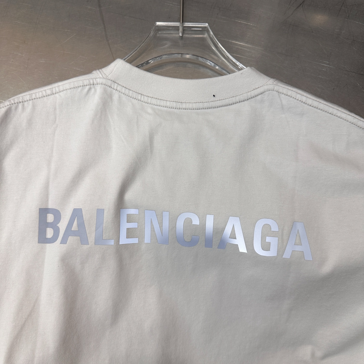 🌾巴黎 ｜ 新款长袖t，成衣洗水加反光印花标，男女同款，尺码sml