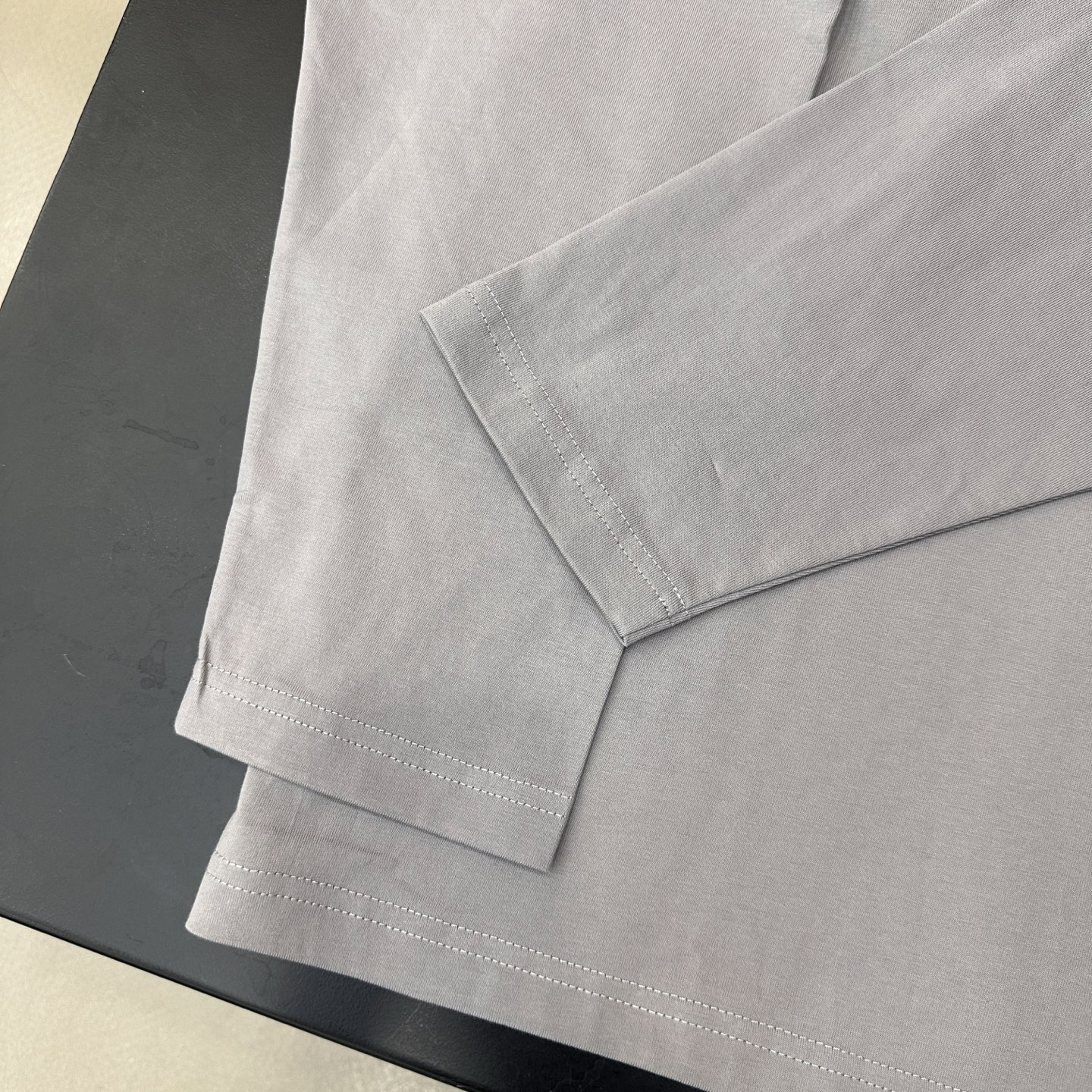 🌾巴黎 ｜ 新款长袖t，成衣洗水加反光印花标，男女同款，尺码sml