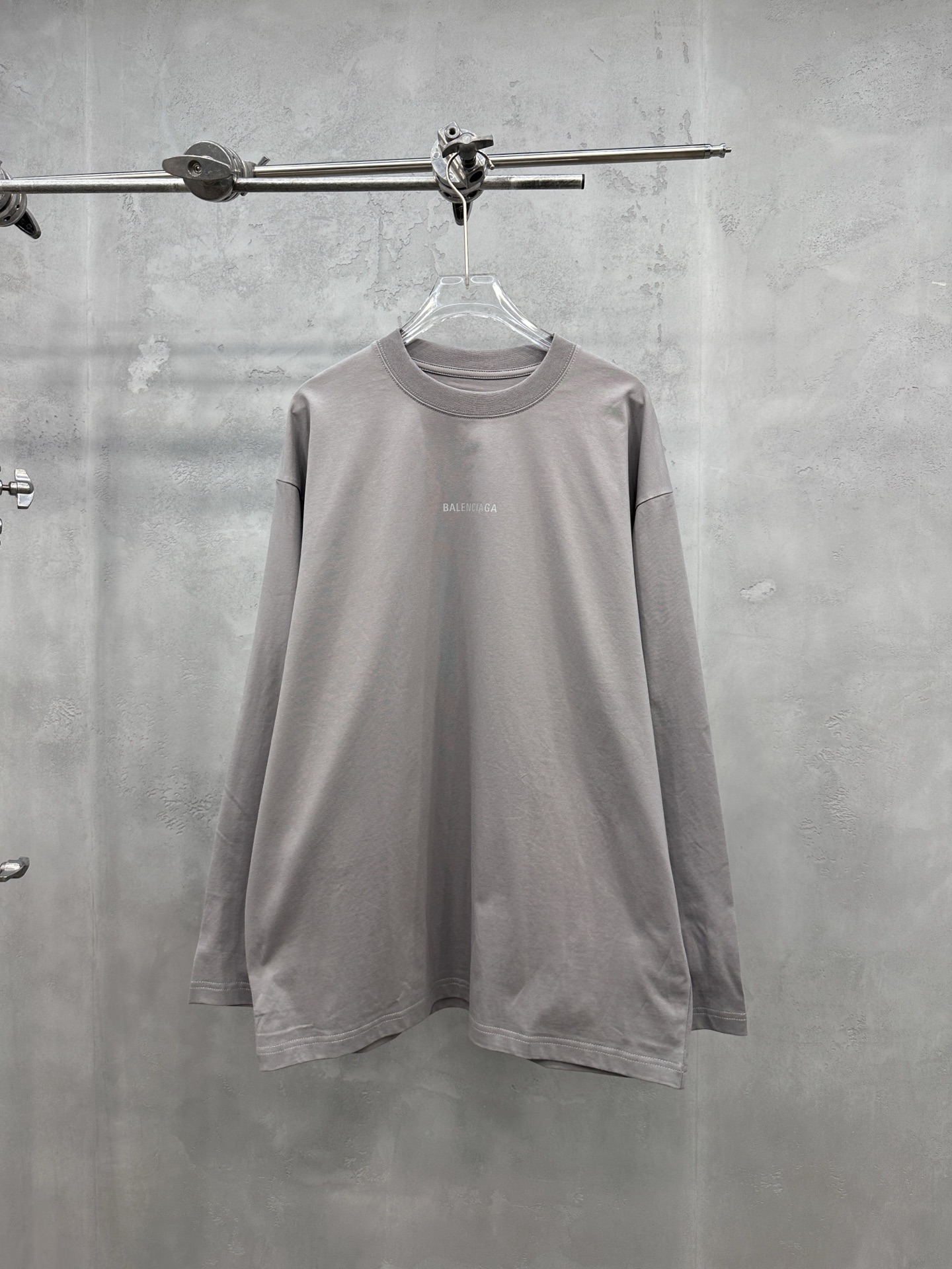 🌾巴黎 ｜ 新款长袖t，成衣洗水加反光印花标，男女同款，尺码sml