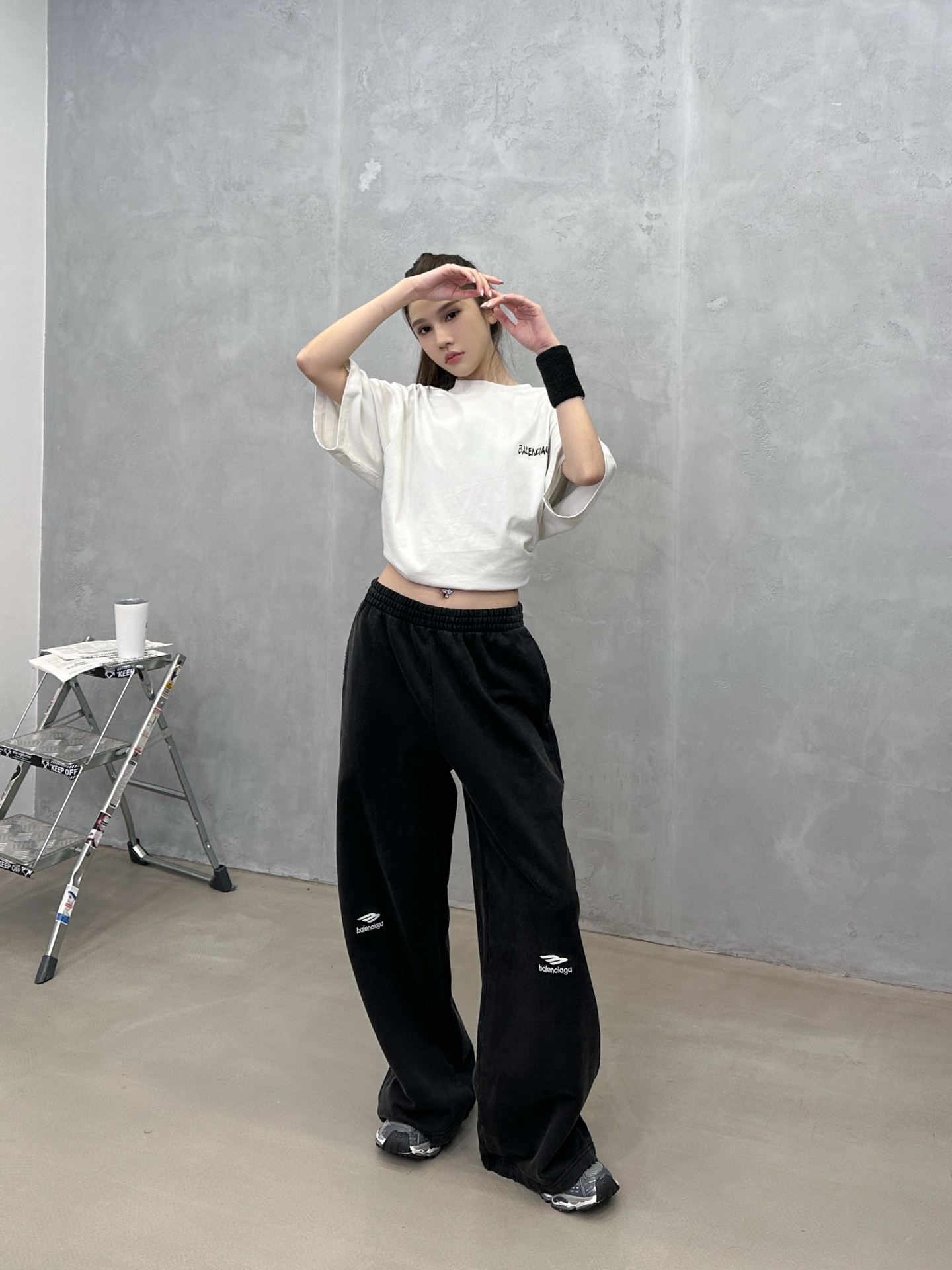 🌾巴黎 ｜ 新款休闲卫裤，成衣洗水炒色吊磨工艺加经典刺绣标，抓绒保暖面料，男女同款，尺码sml