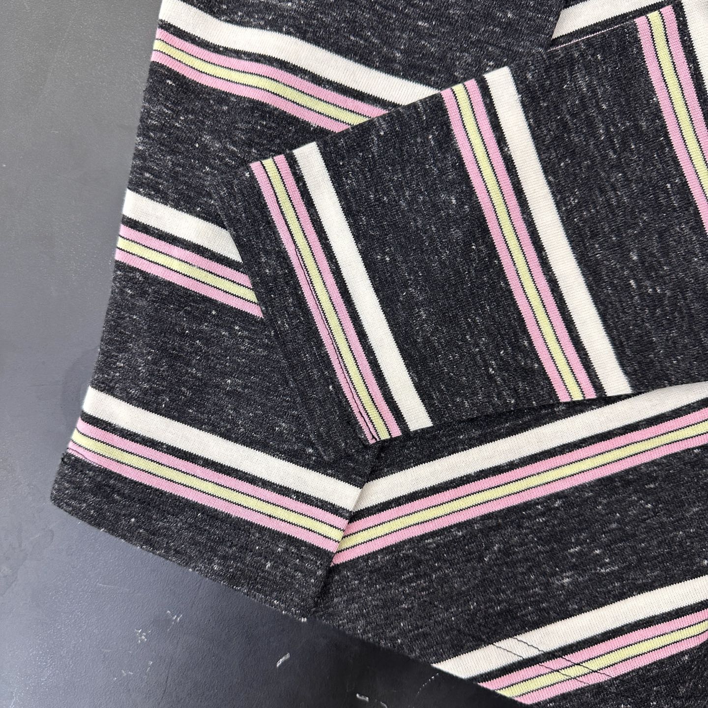 🌾Acne ｜ 新款长袖polo，成衣洗水加软工艺，特殊定织条纹面料，休闲时尚，尺码sml