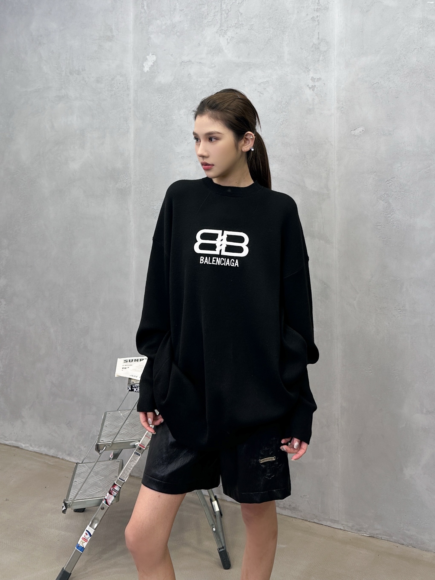 🌾巴黎 ｜ 新款毛织上衣，经典刺绣标，羊毛混纺纱线，男女同款，尺码sml