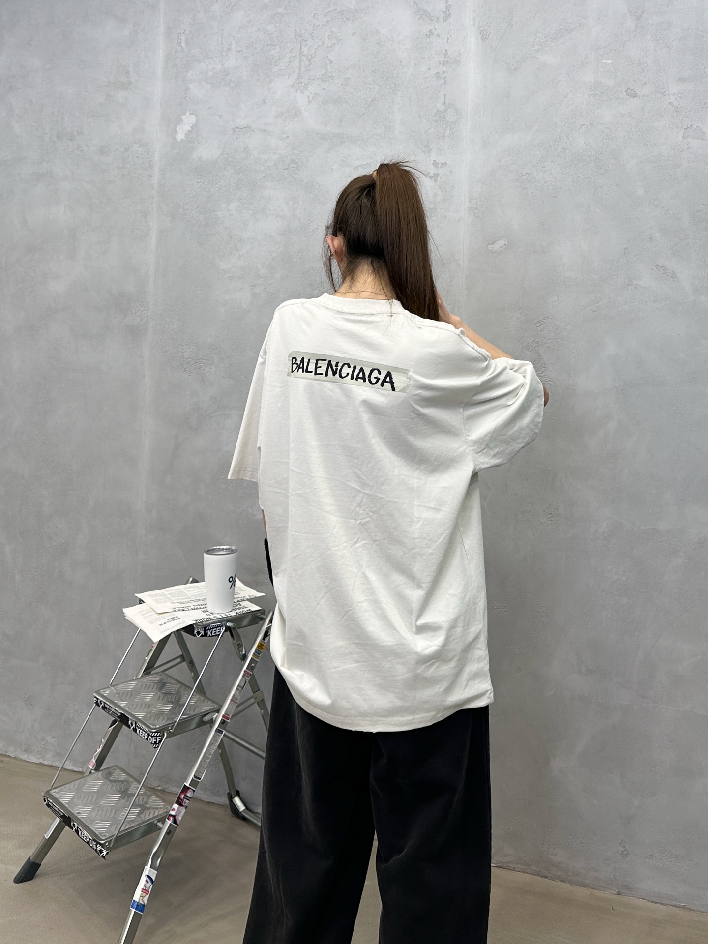 🌾巴黎 ｜ 新款短袖t，成衣洗水吊磨加特殊多层次印花，男女同款，尺码sml