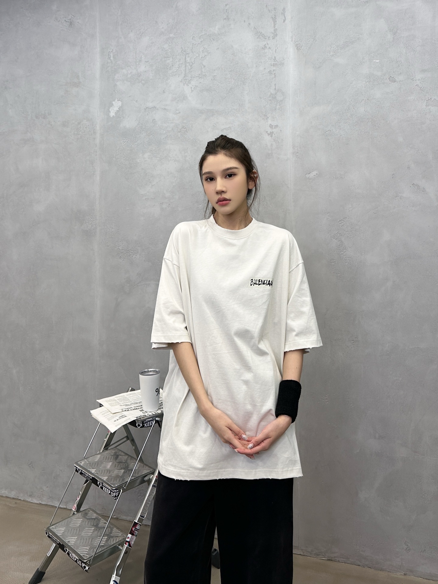 🌾巴黎 ｜ 新款短袖t，成衣洗水吊磨加特殊多层次印花，男女同款，尺码sml