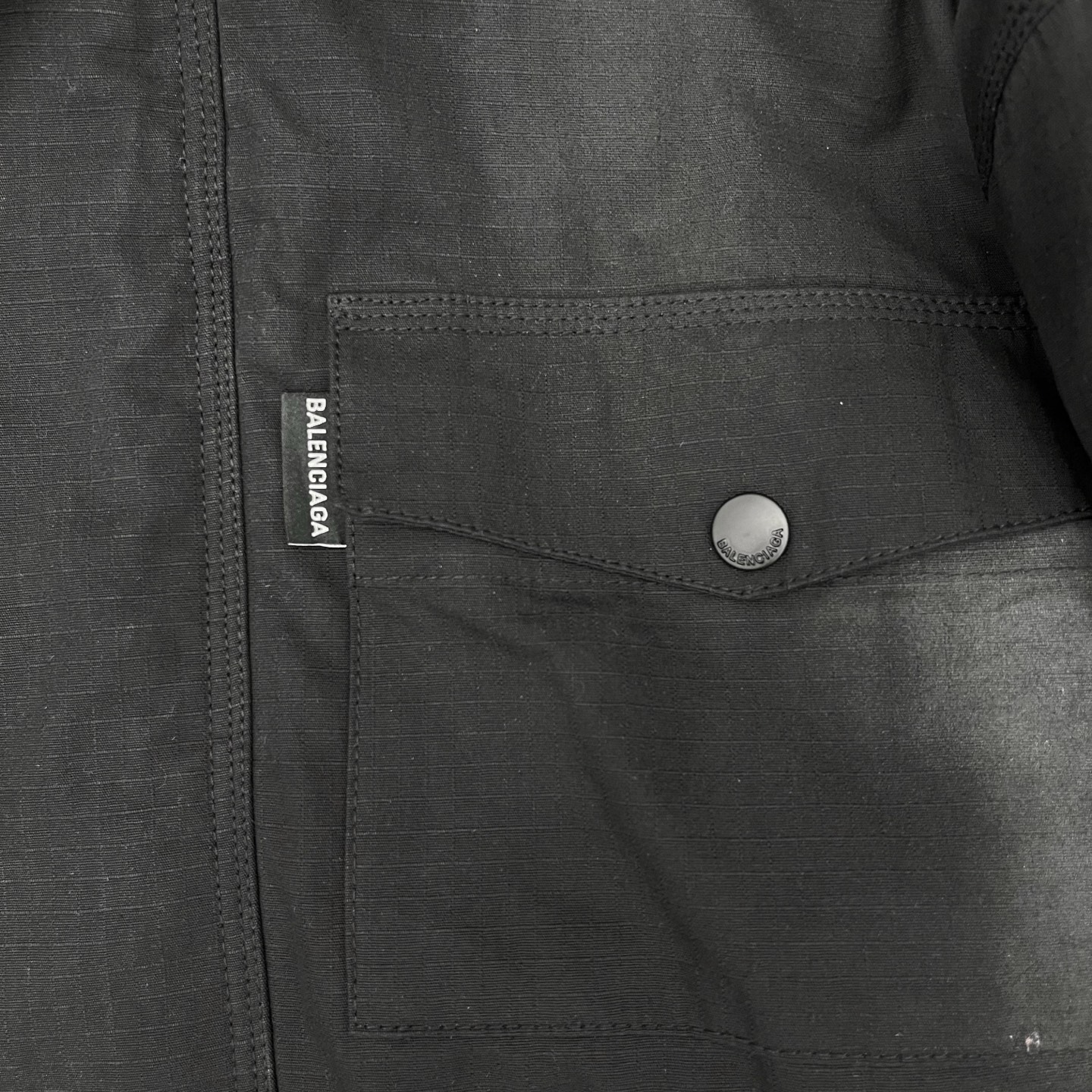 🌾巴黎 ｜ 新款棉外套，成衣洗水吊磨做旧工艺，经典刺绣标，男女同款，尺码sml