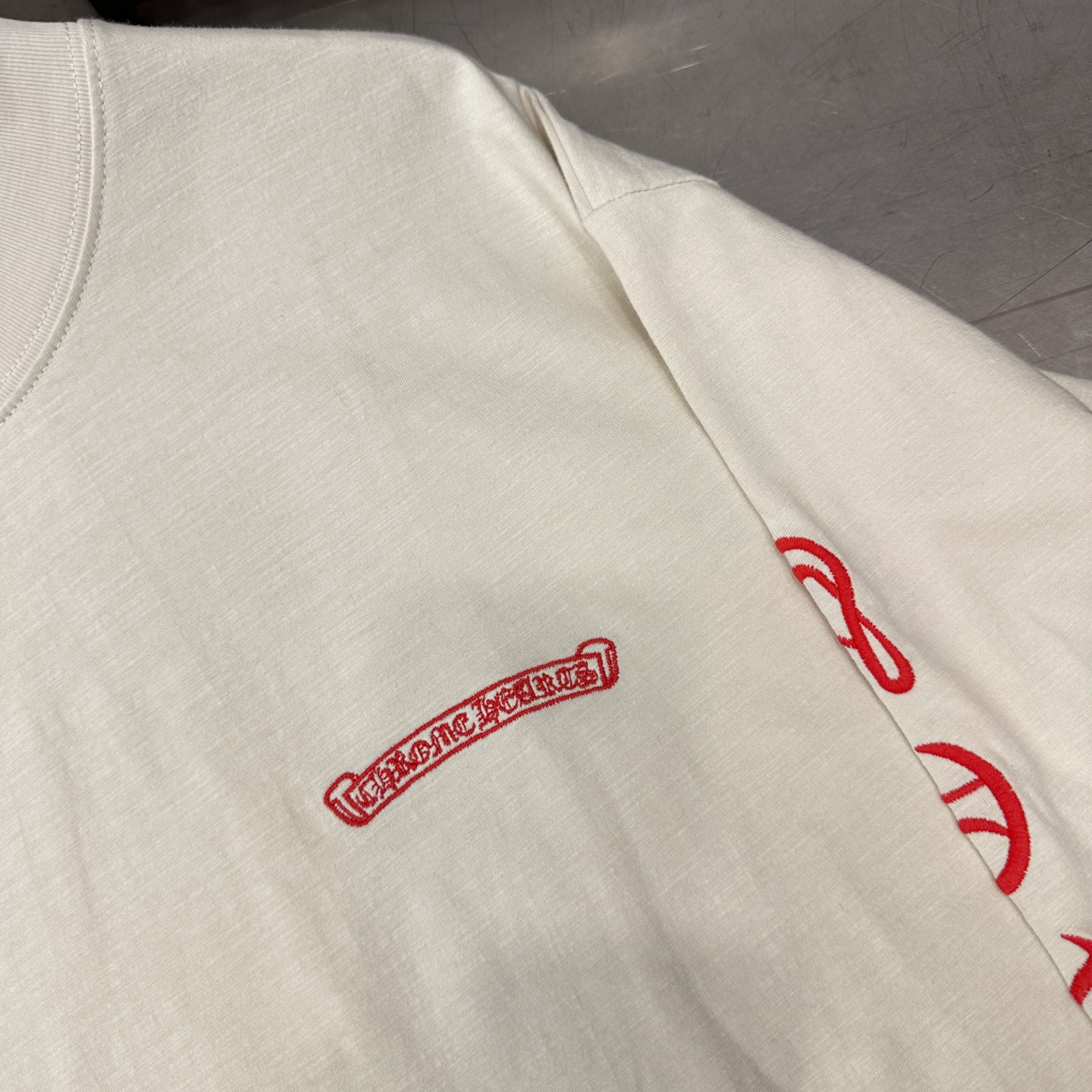 🌾克罗心 ｜ 新款长袖t，成衣洗水加4处刺绣工艺，男女同款，尺码sml