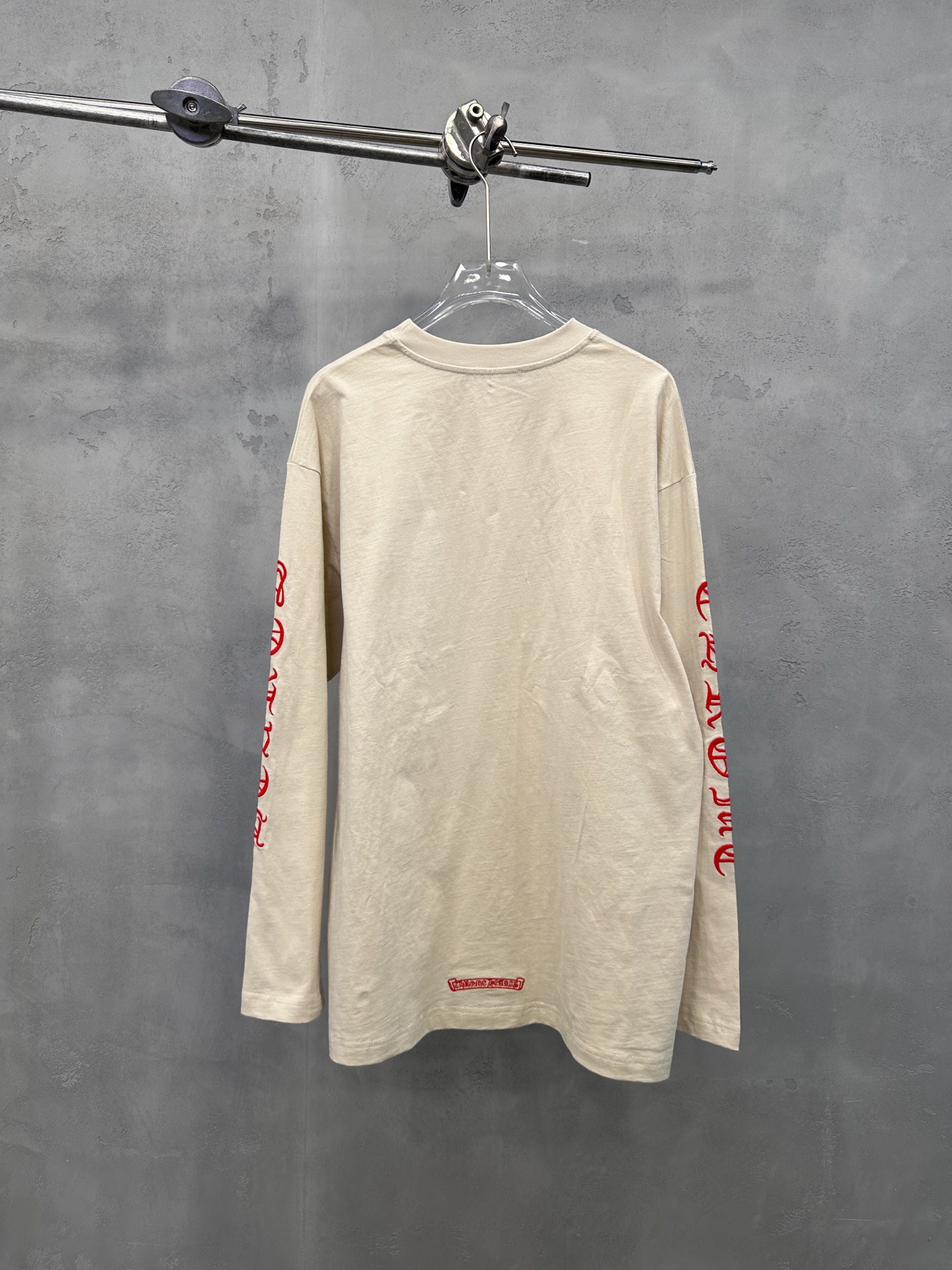 🌾克罗心 ｜ 新款长袖t，成衣洗水加4处刺绣工艺，男女同款，尺码sml