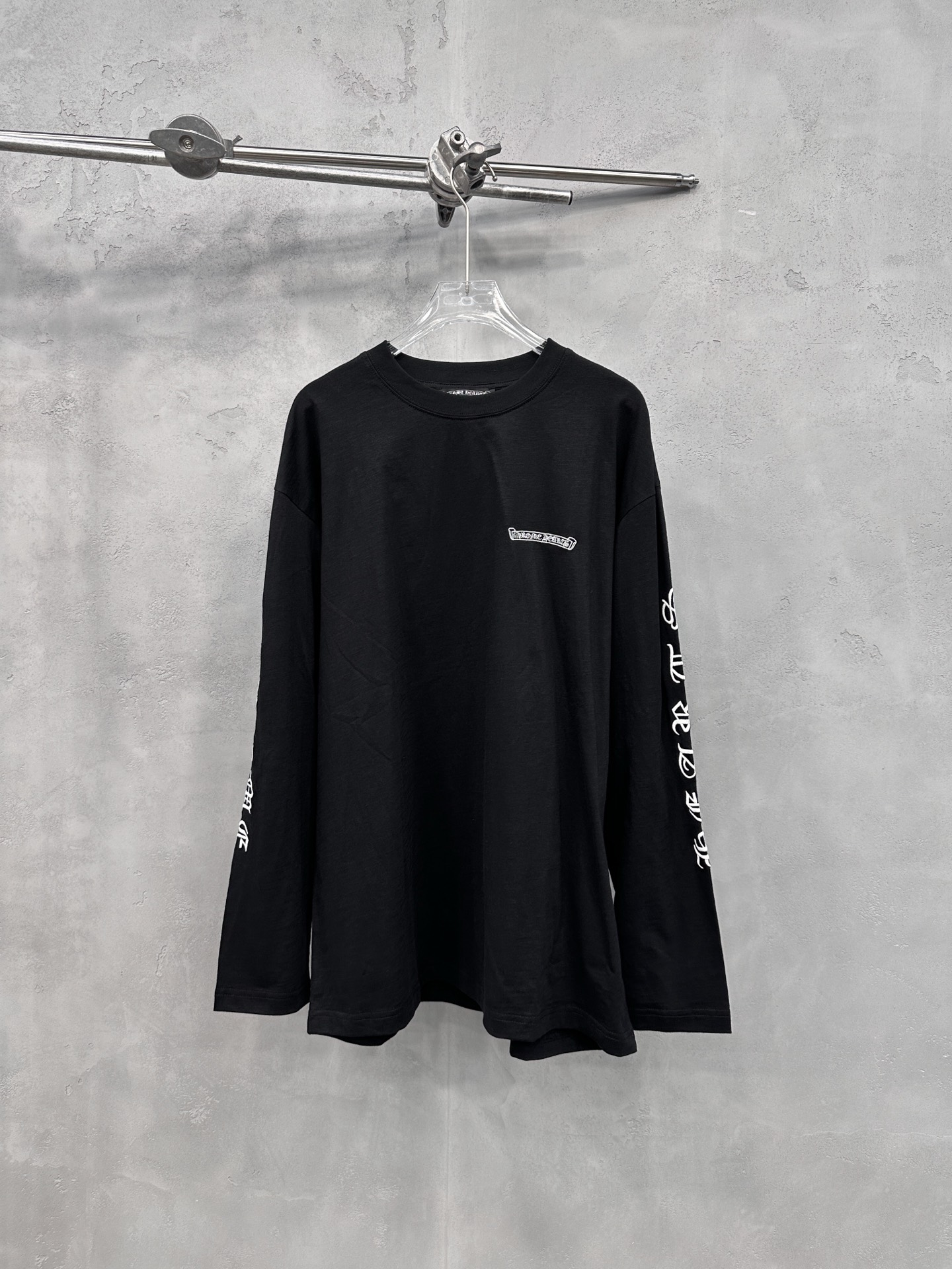 🌾克罗心 ｜ 新款长袖t，成衣洗水加4处刺绣工艺，男女同款，尺码sml