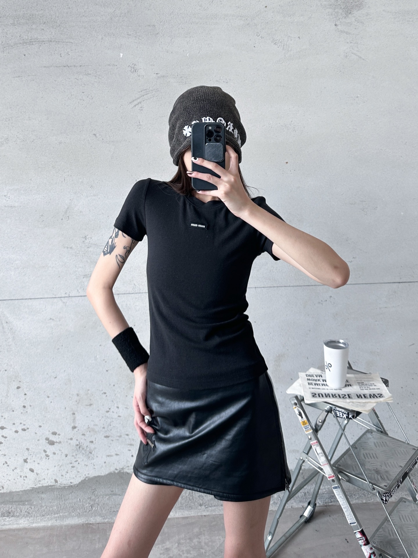 🌾Miu ｜ 新款打底短袖t，基础修身版型，进口莱赛尔羊毛面料亲肤感超强，时尚休闲，尺码sml